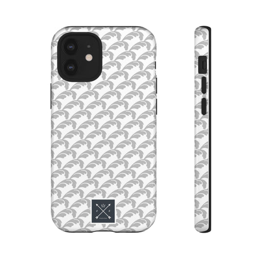 Beautiful Beloved Flourish (silver/white) - Tough Phone Cases