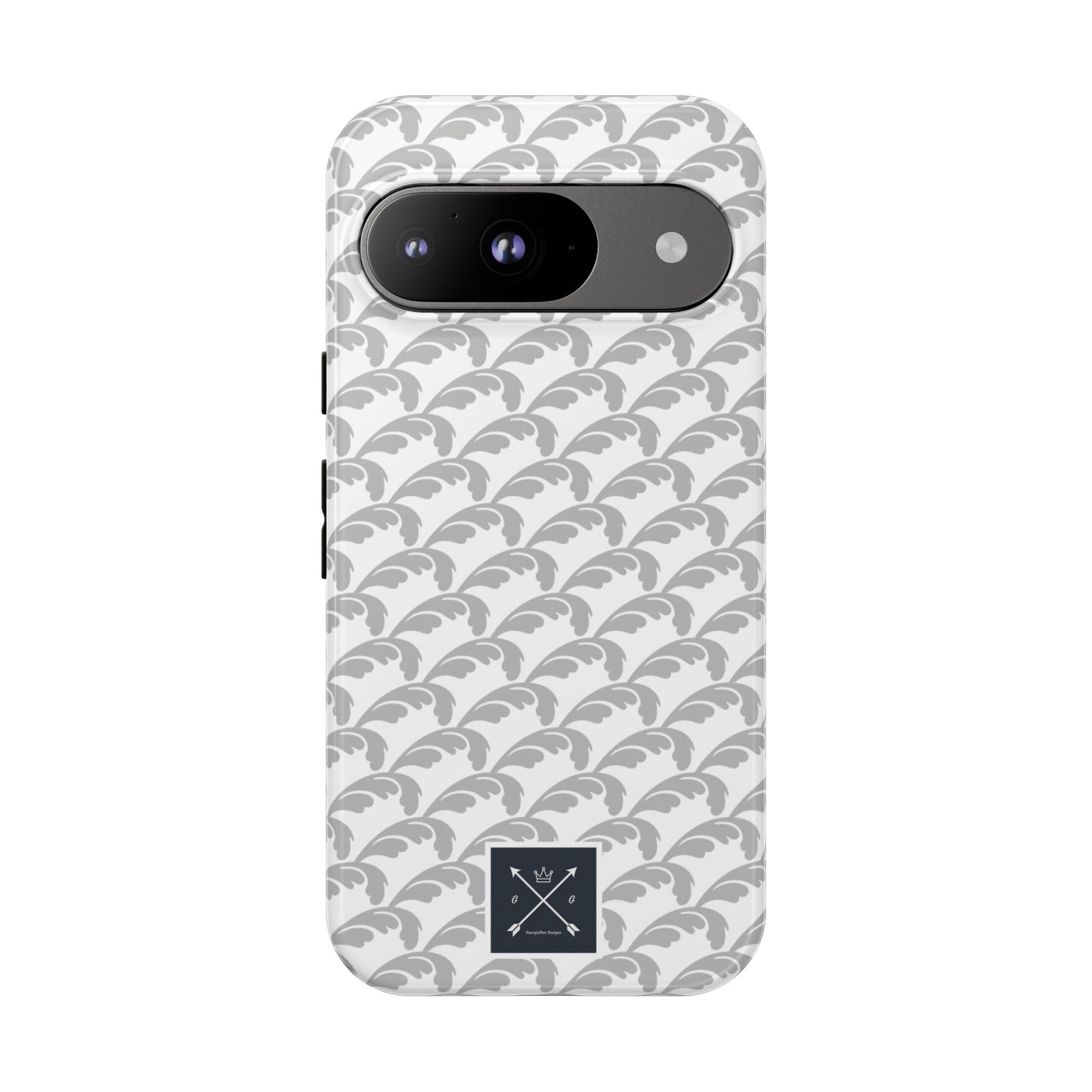 Beautiful Beloved Flourish (silver/white) - Tough Phone Cases