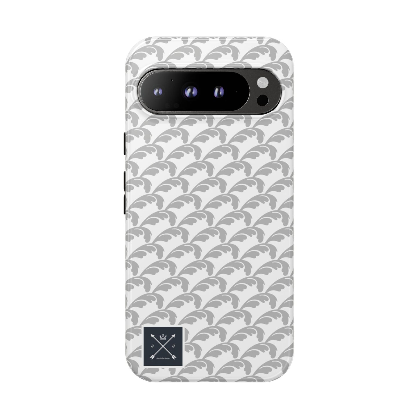 Beautiful Beloved Flourish (silver/white) - Tough Phone Cases