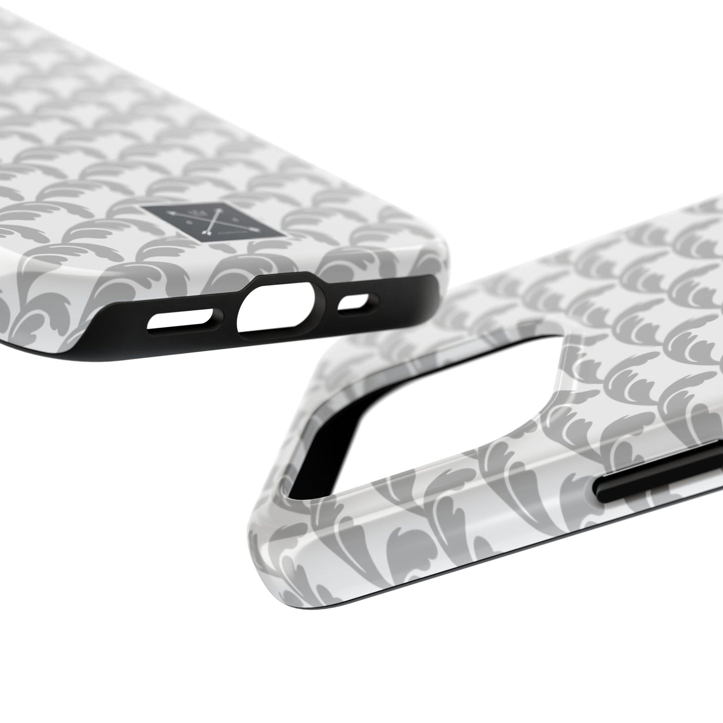 Beautiful Beloved Flourish (white/silver) - Tough Phone Cases