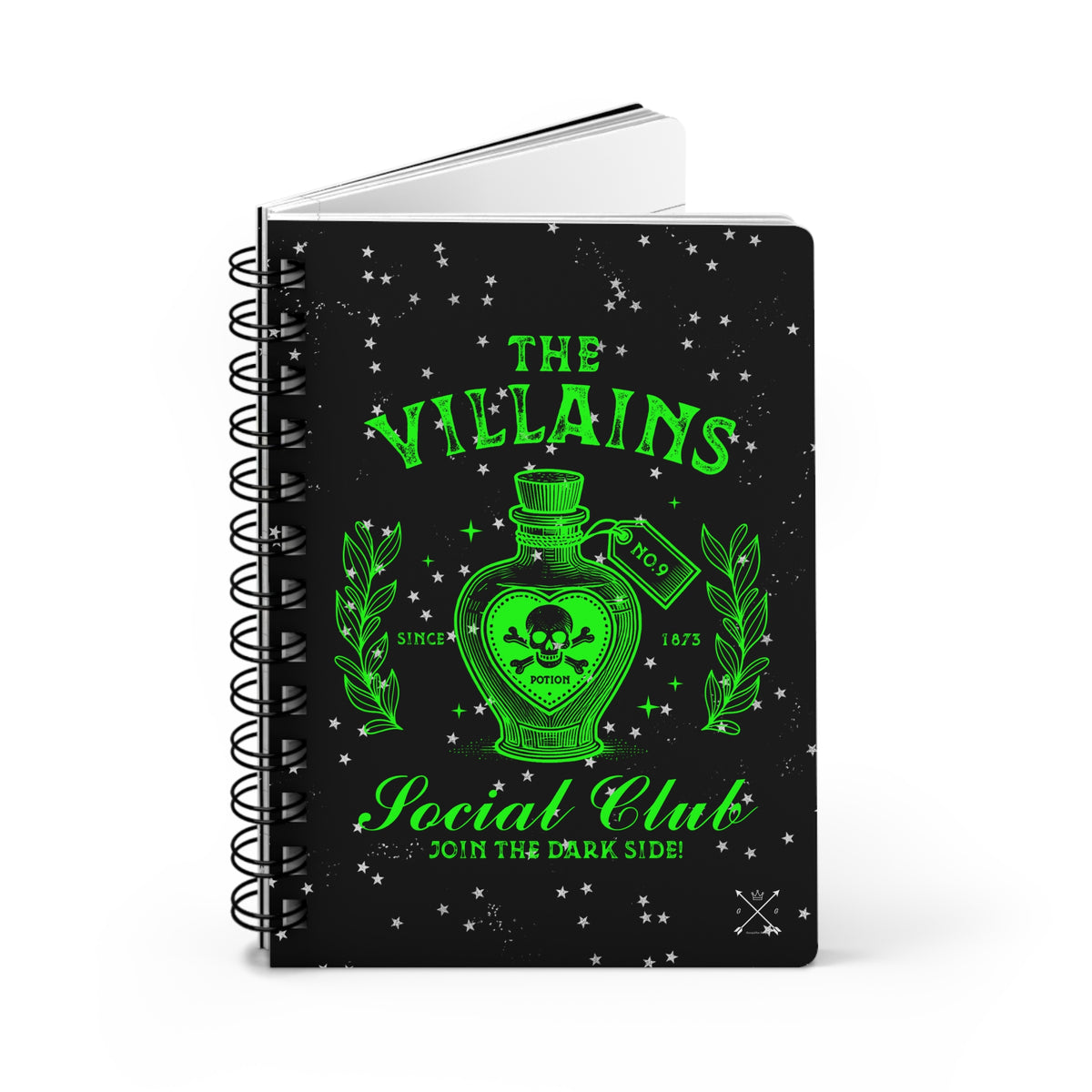 The Villains Social Club - Spiral Notebook - Ruled Line