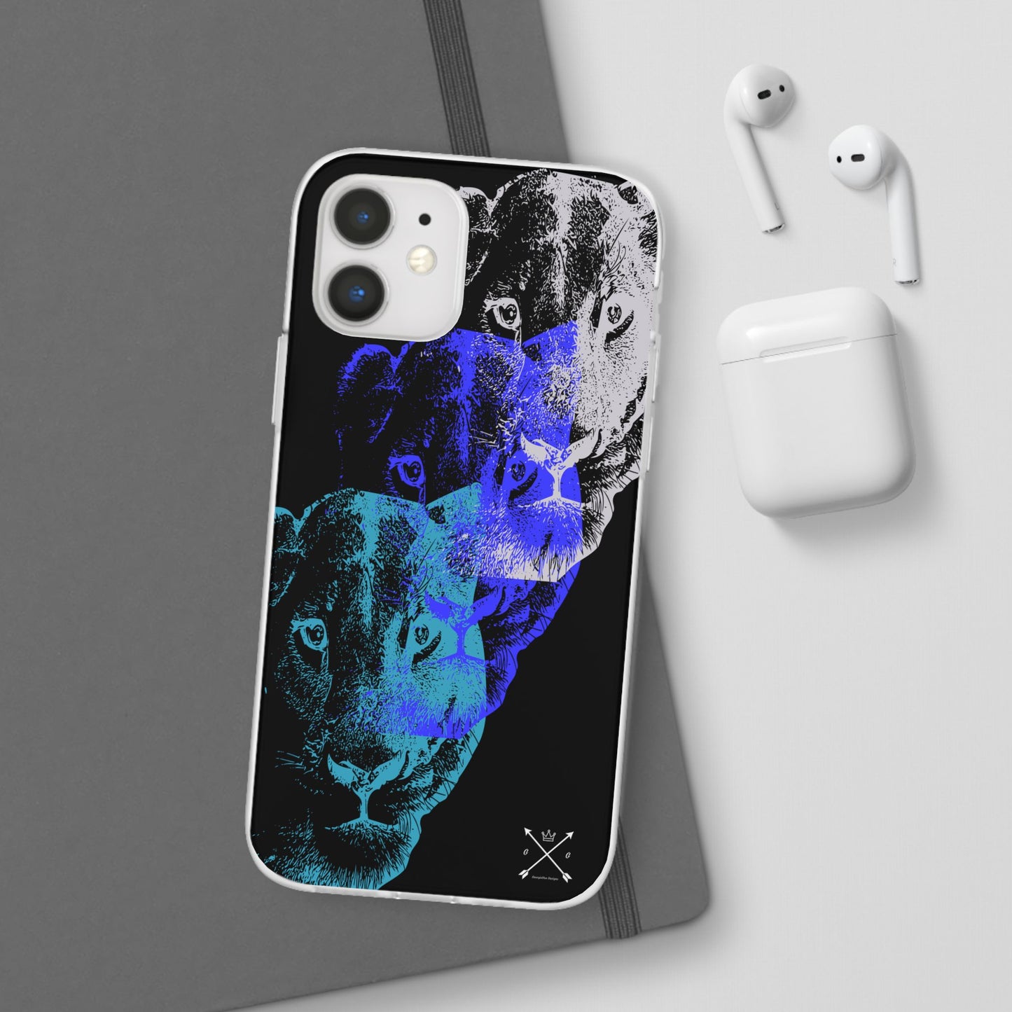 Lioness Arising (black/blue/silver) - Flexi Cases