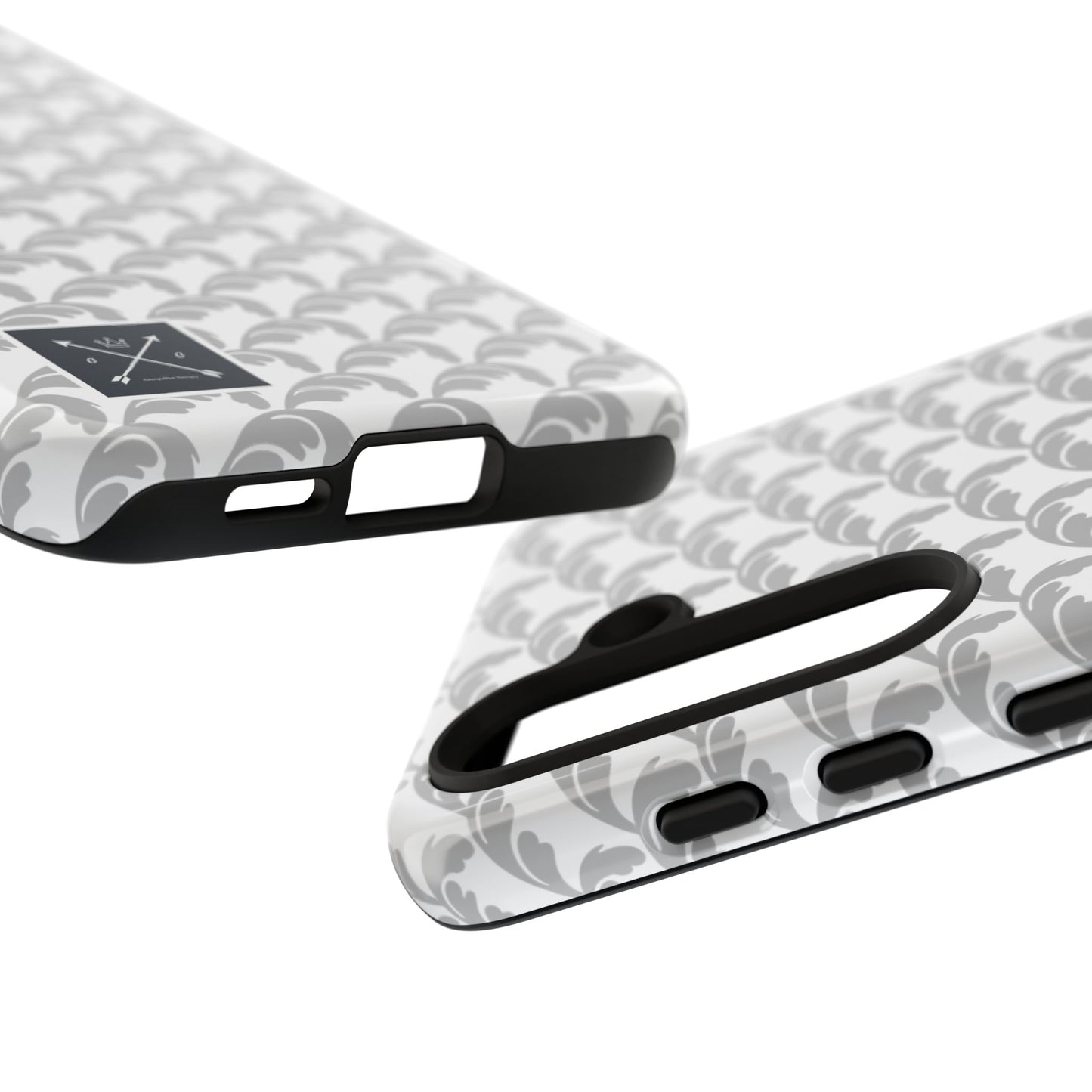 Beautiful Beloved Flourish (silver/white) - Tough Phone Cases