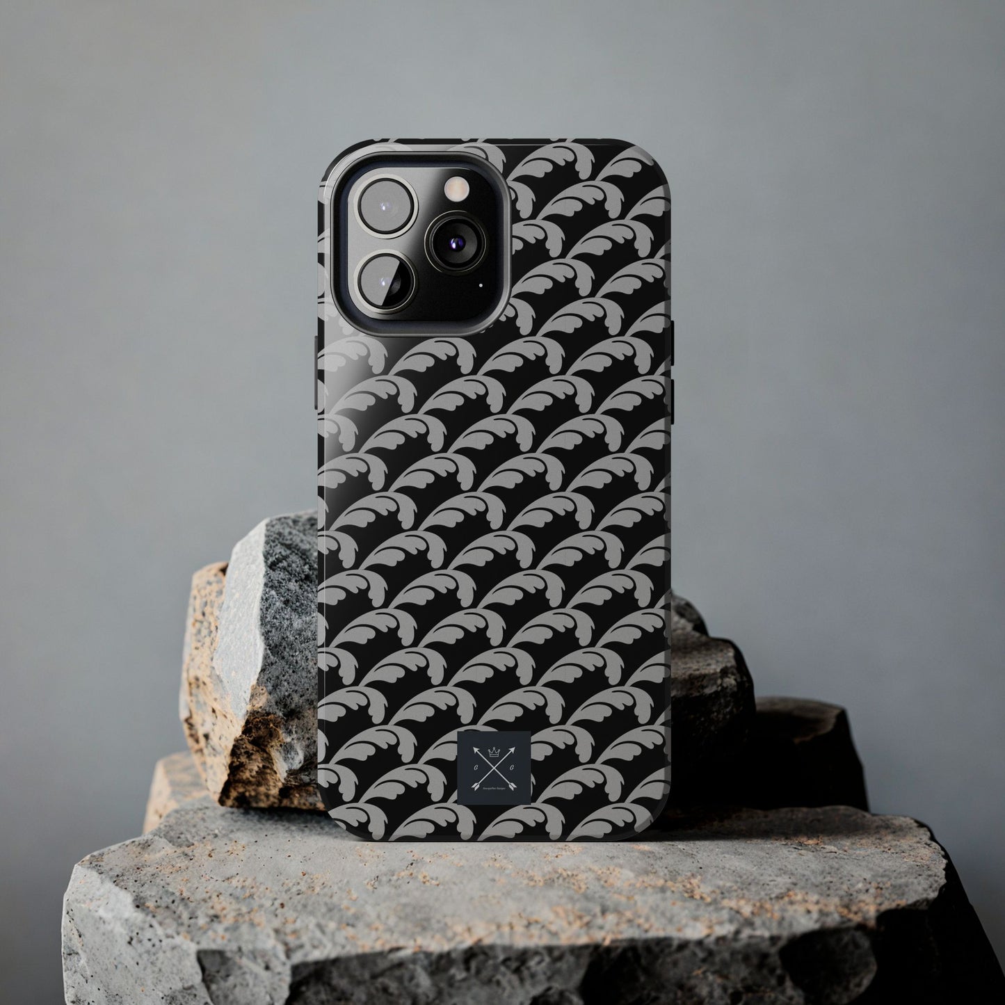 Beautiful Beloved One Flourish (silver/black) - Tough Phone Cases