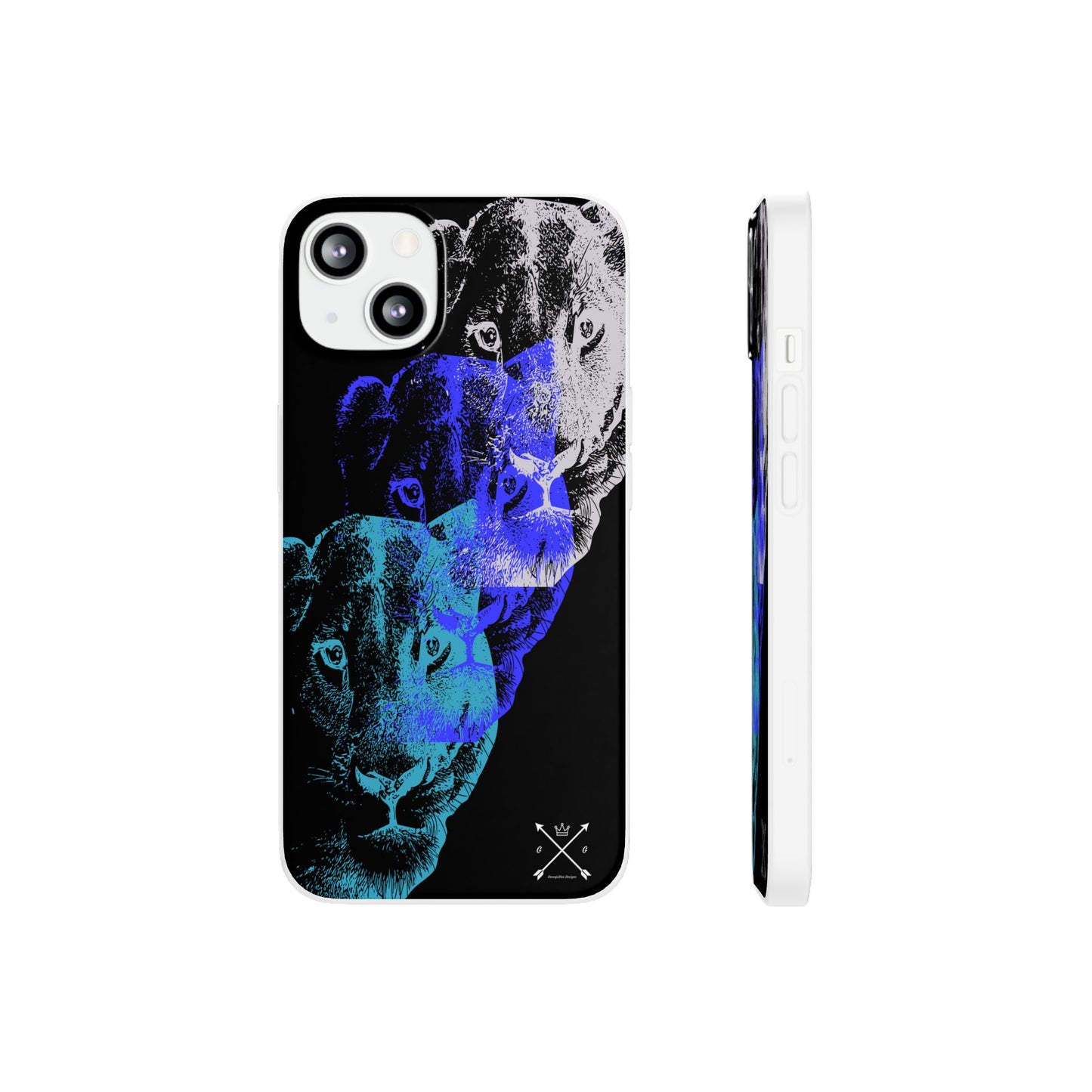 Lioness Arising (black/blue/silver) - Flexi Cases
