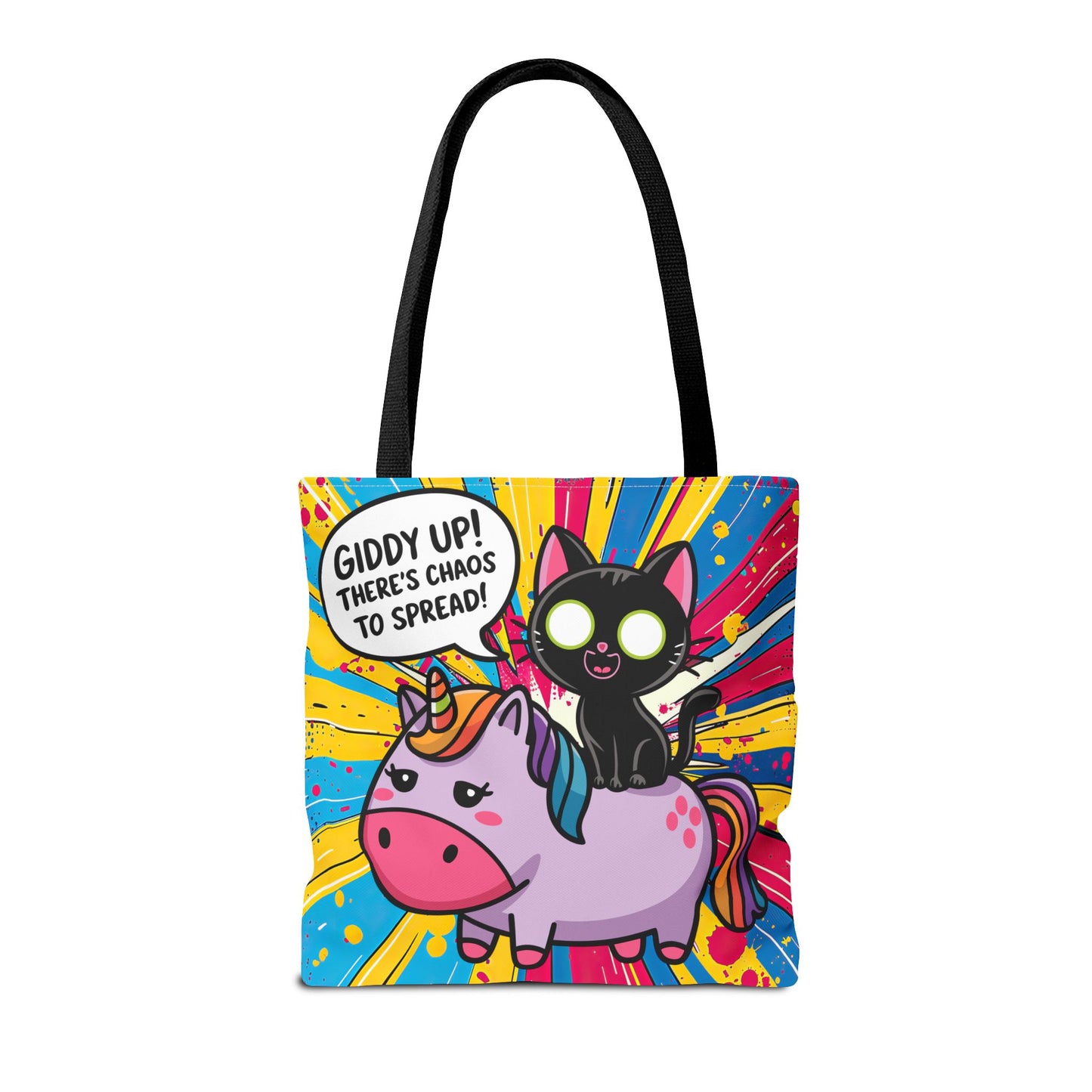 Giddy Up There's Chaos To Spread- Tote Bag