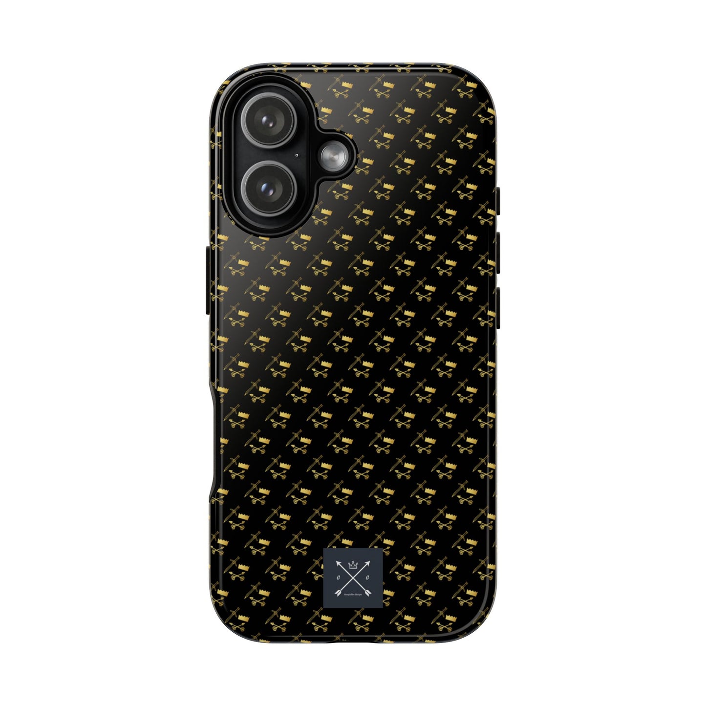 Gold and Bold Warrior Pattern - Tough Phone Cases
