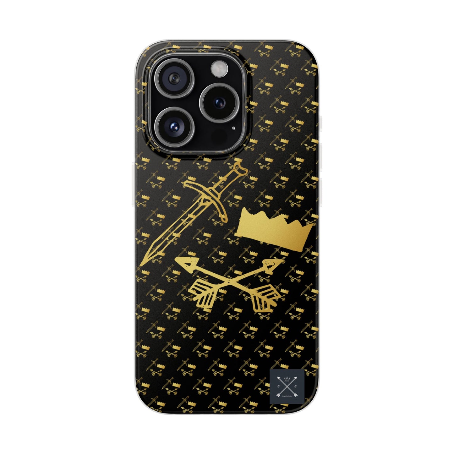 Gold and Bold Warrior - Flexi  Phone Cases