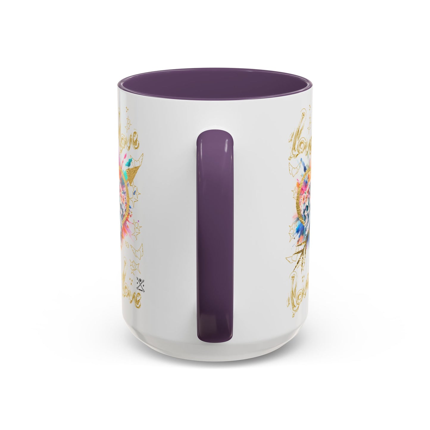 Love is Golden Watercolor - Accent Coffee Mug (11, 15oz)