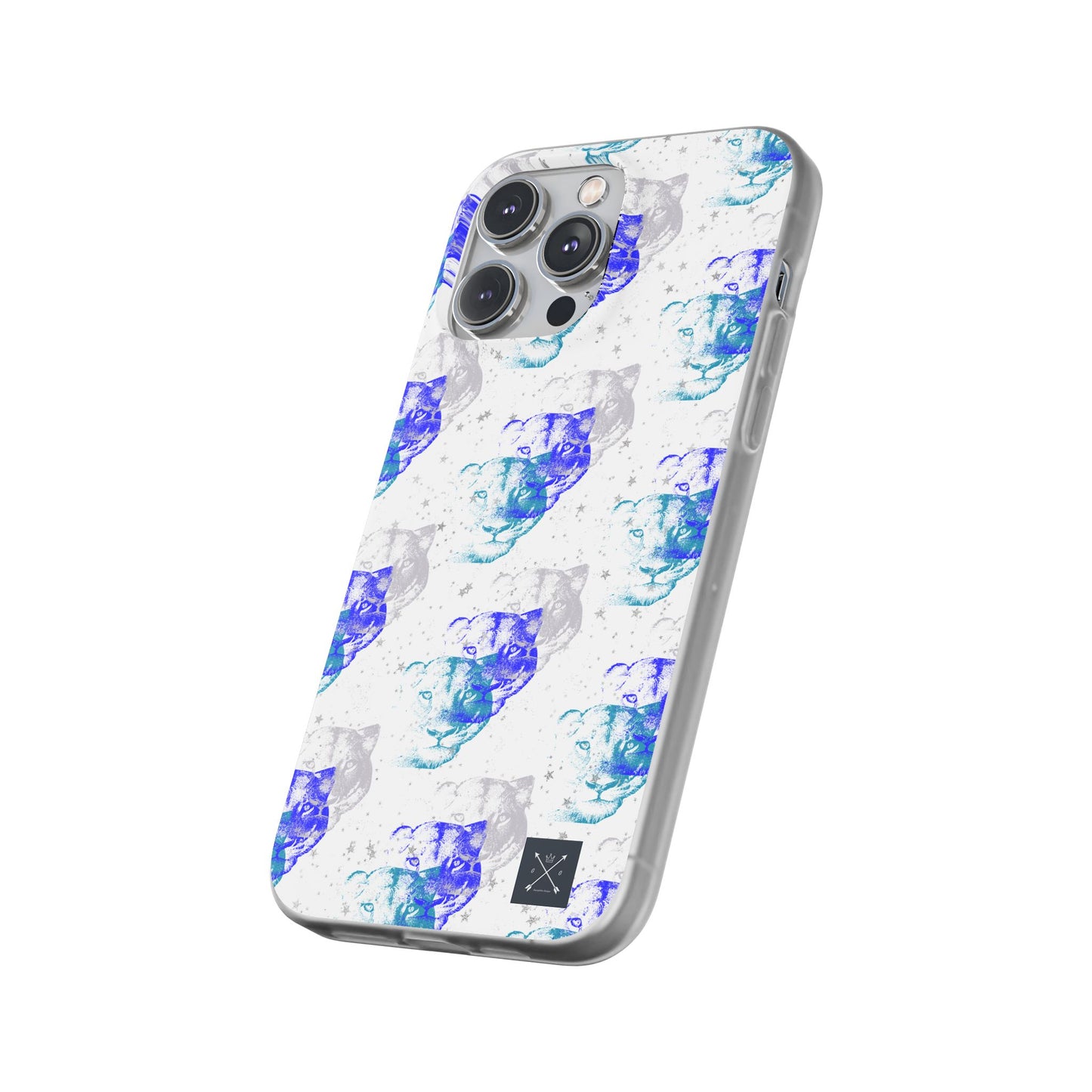 Lioness Arising (white/blue) - Flexi Phone Cases