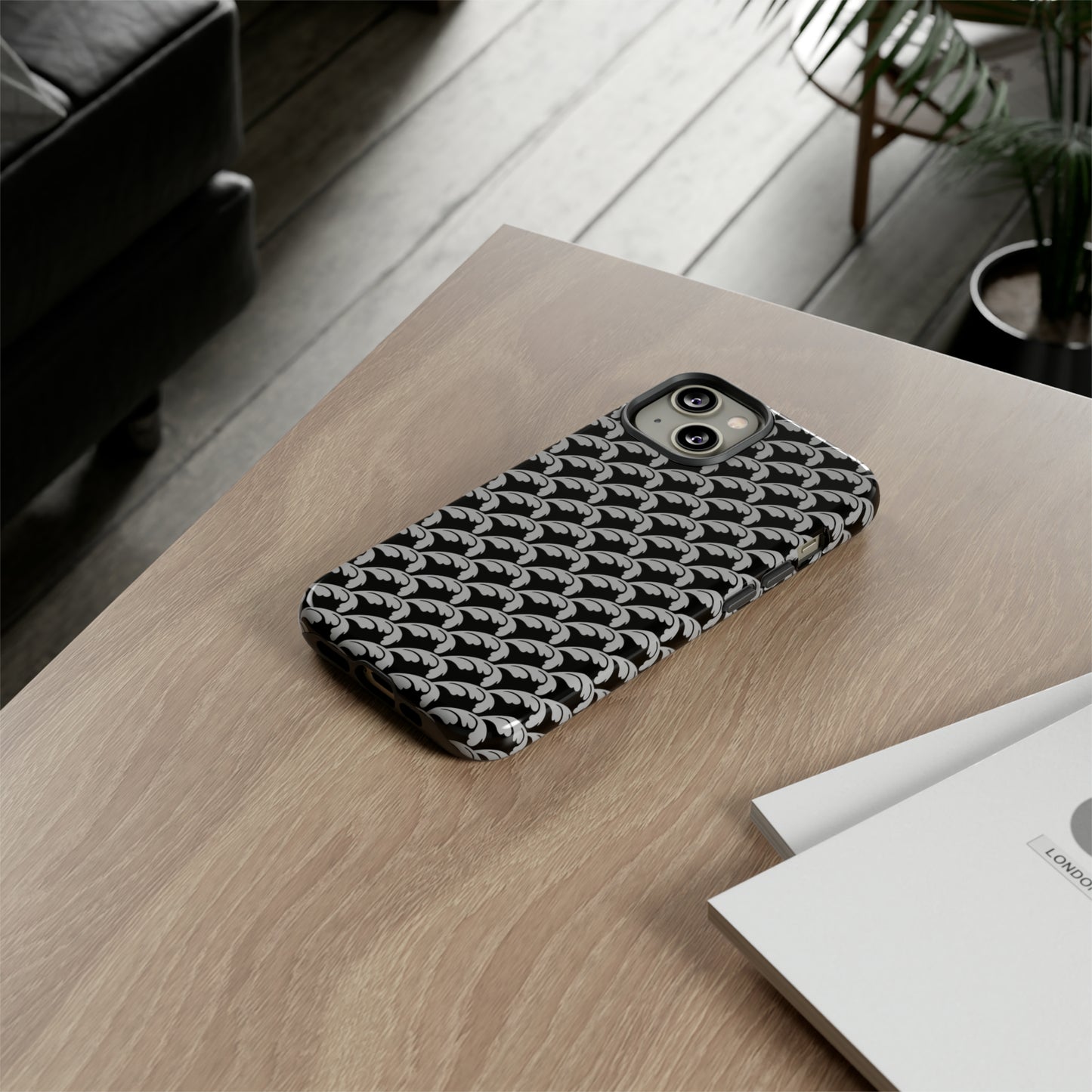 Beautiful Beloved One Flourish (black/silver) - Tough Phone Cases