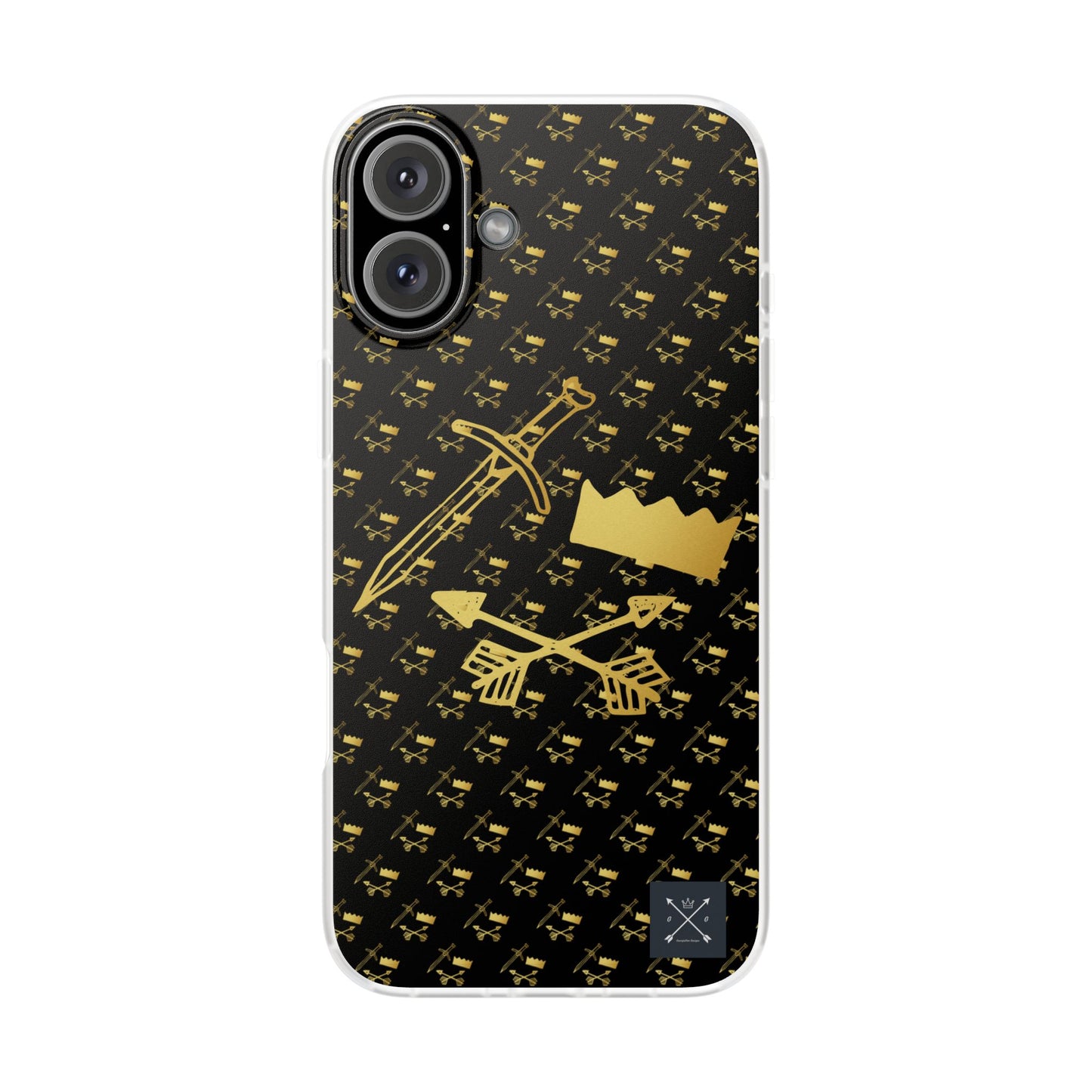 Gold and Bold Warrior - Flexi  Phone Cases