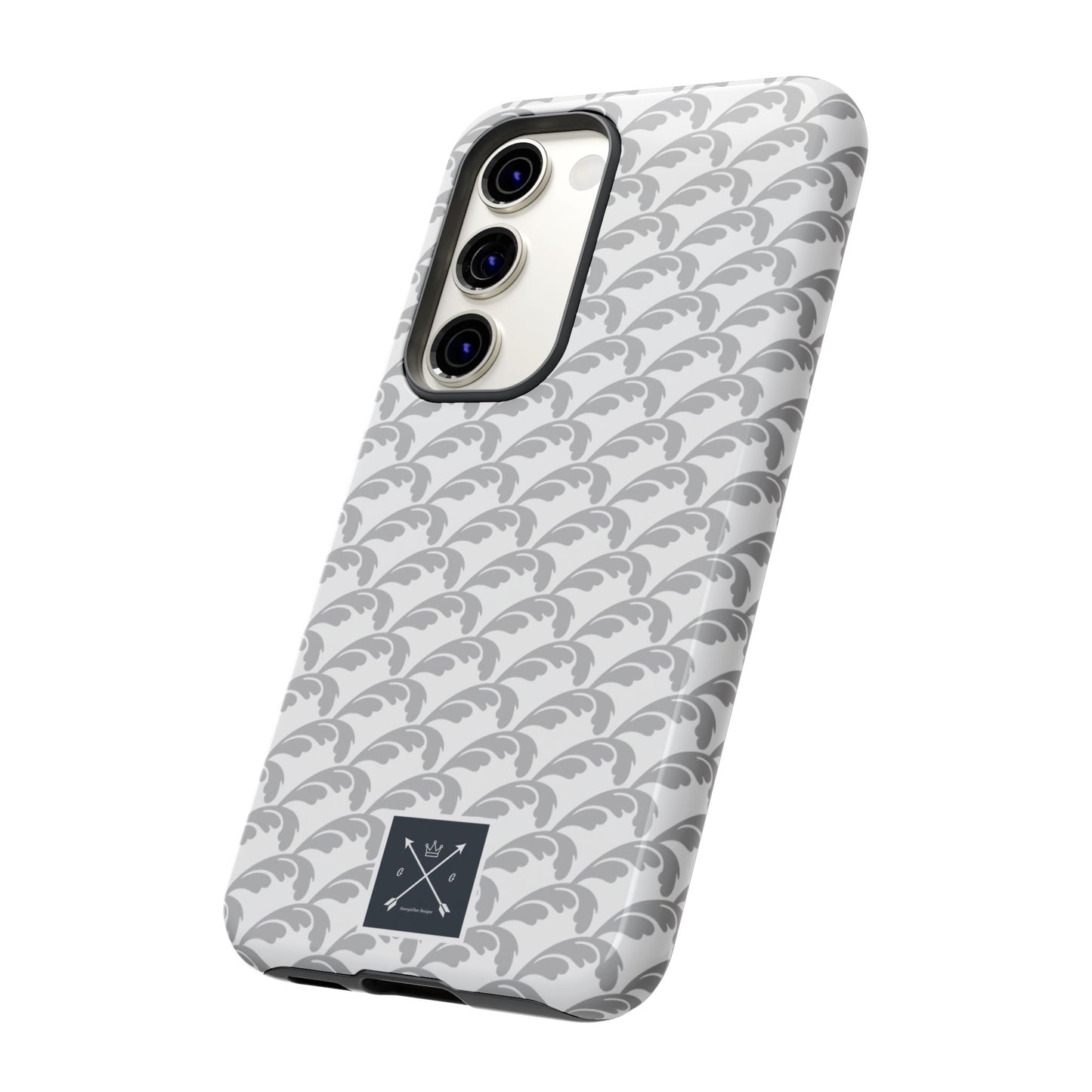 Beautiful Beloved Flourish (silver/white) - Tough Phone Cases
