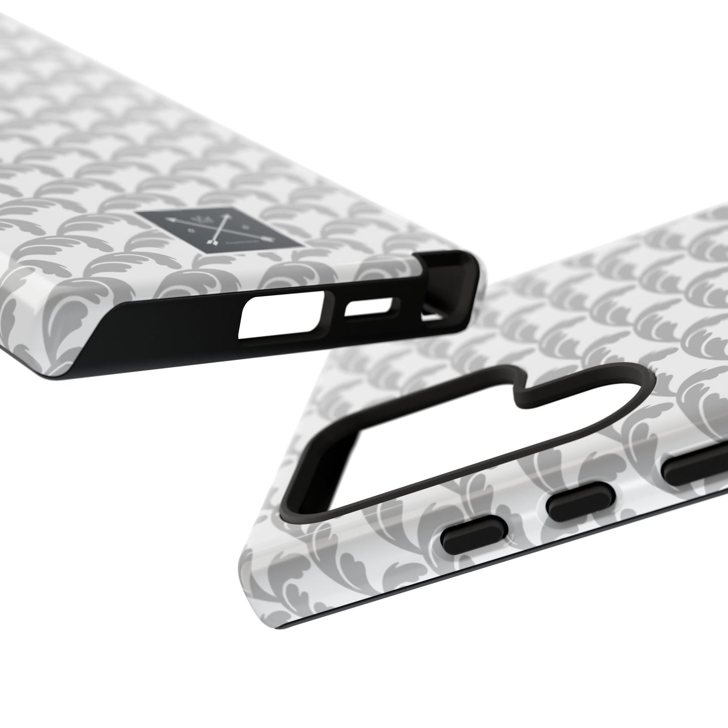 Beautiful Beloved Flourish (silver/white) - Tough Phone Cases