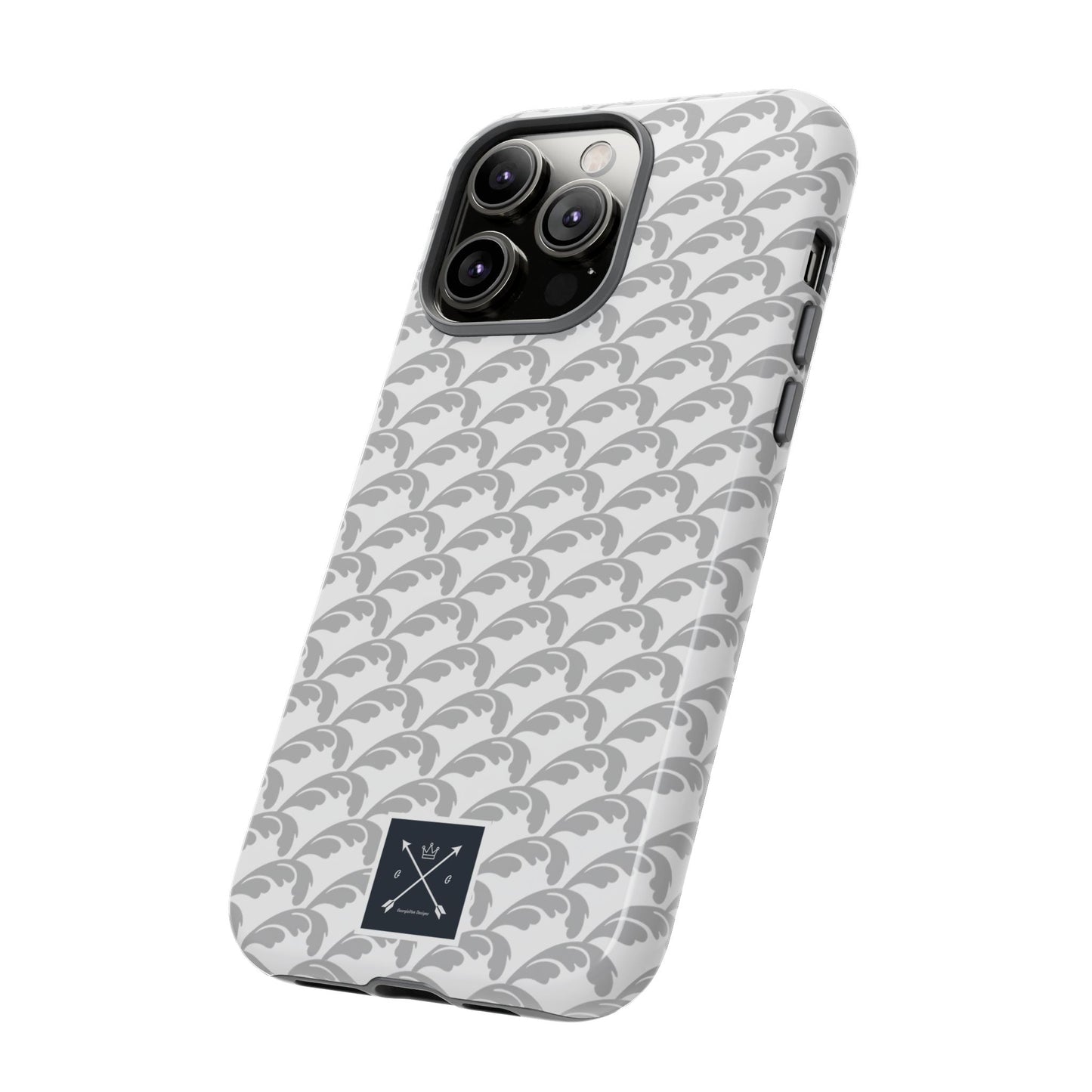 Beautiful Beloved Flourish (silver/white) - Tough Phone Cases