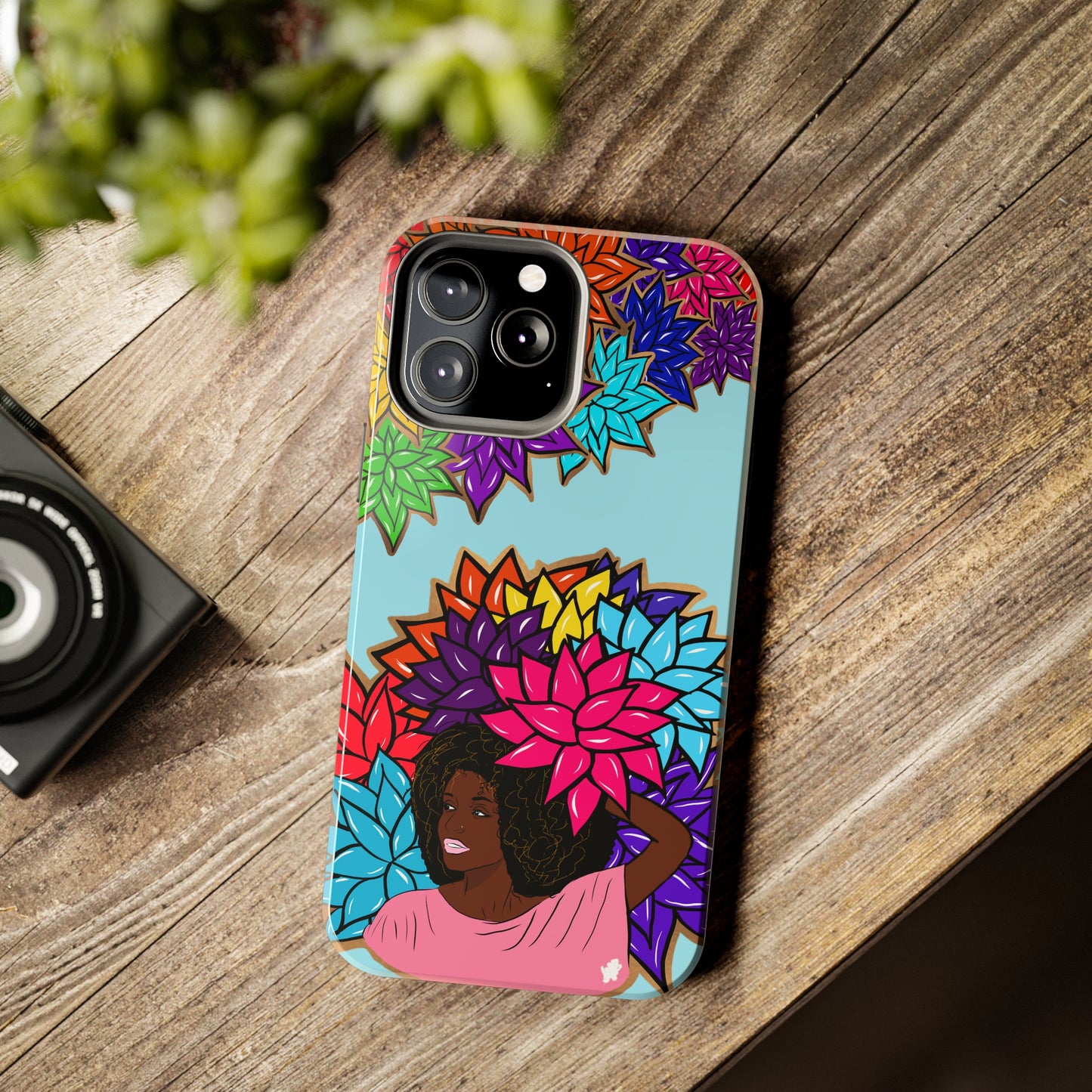 Beauty with Flowers - Tough Phone Cases