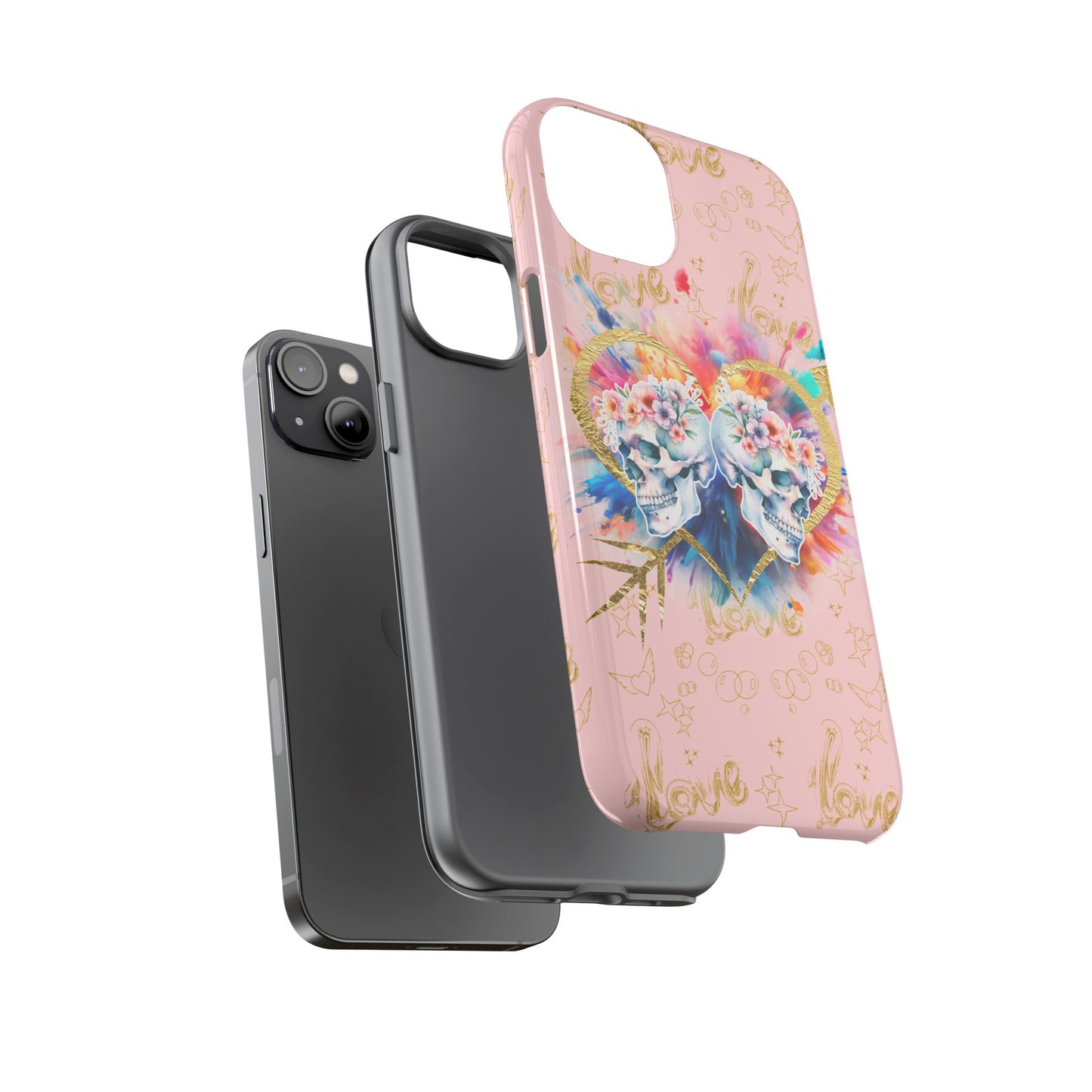 Love is Golden Watercolor (pink) - Tough Cases