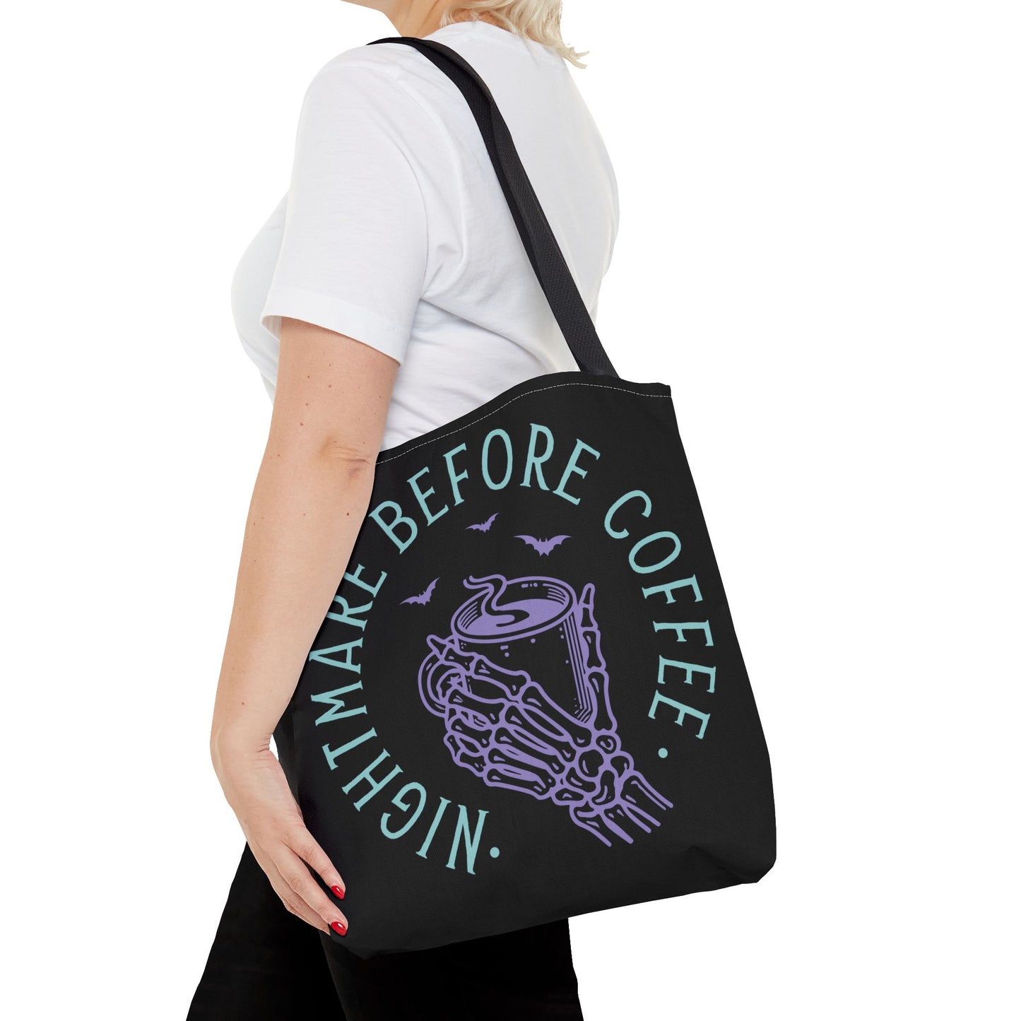Nightmare Before Coffee - Tote Bag (AOP)