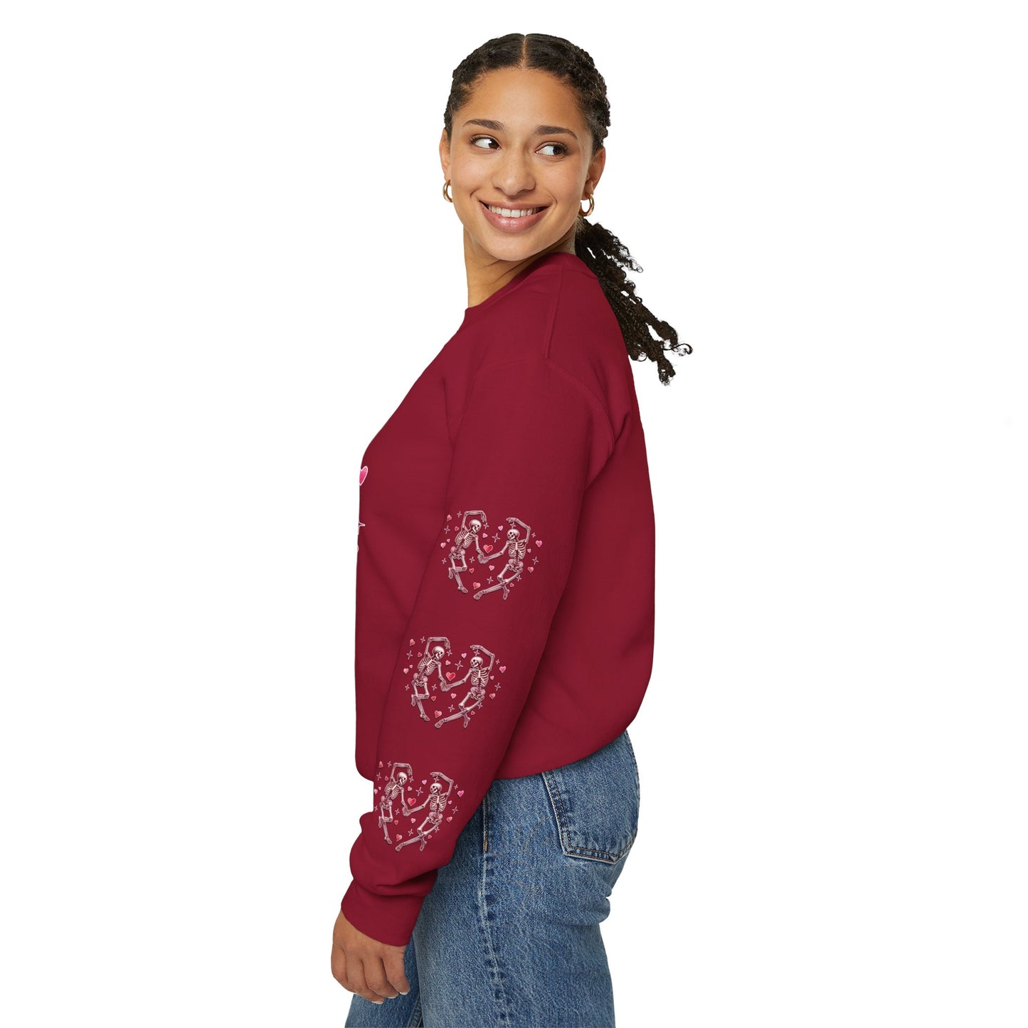 Dancing Skeleton Lovers - Crewneck Sweatshirt