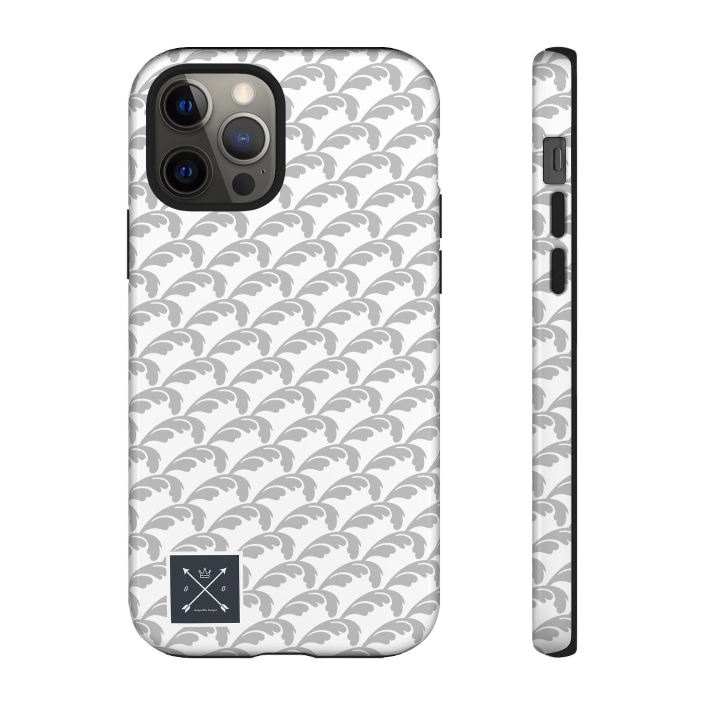 Beautiful Beloved Flourish (silver/white) - Tough Phone Cases