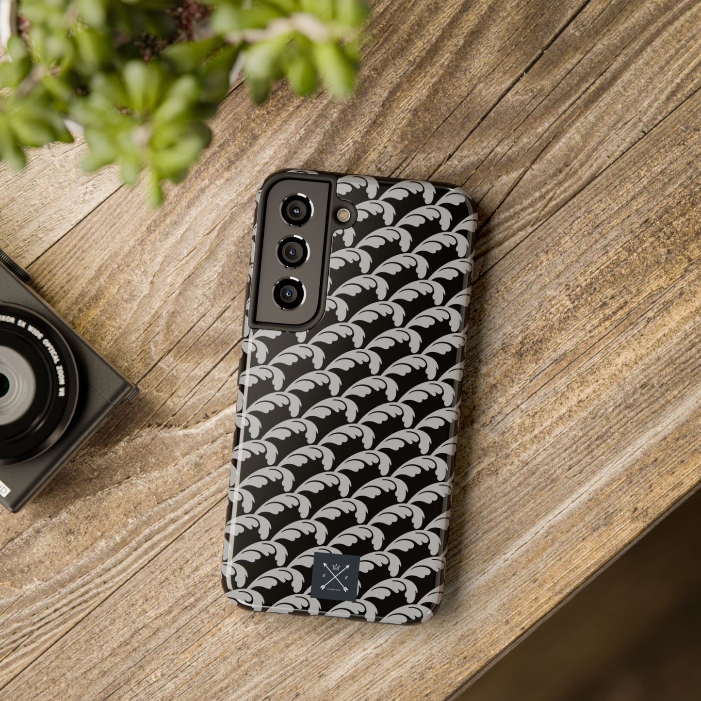 Beautiful Beloved One Flourish (silver/black) - Tough Phone Cases
