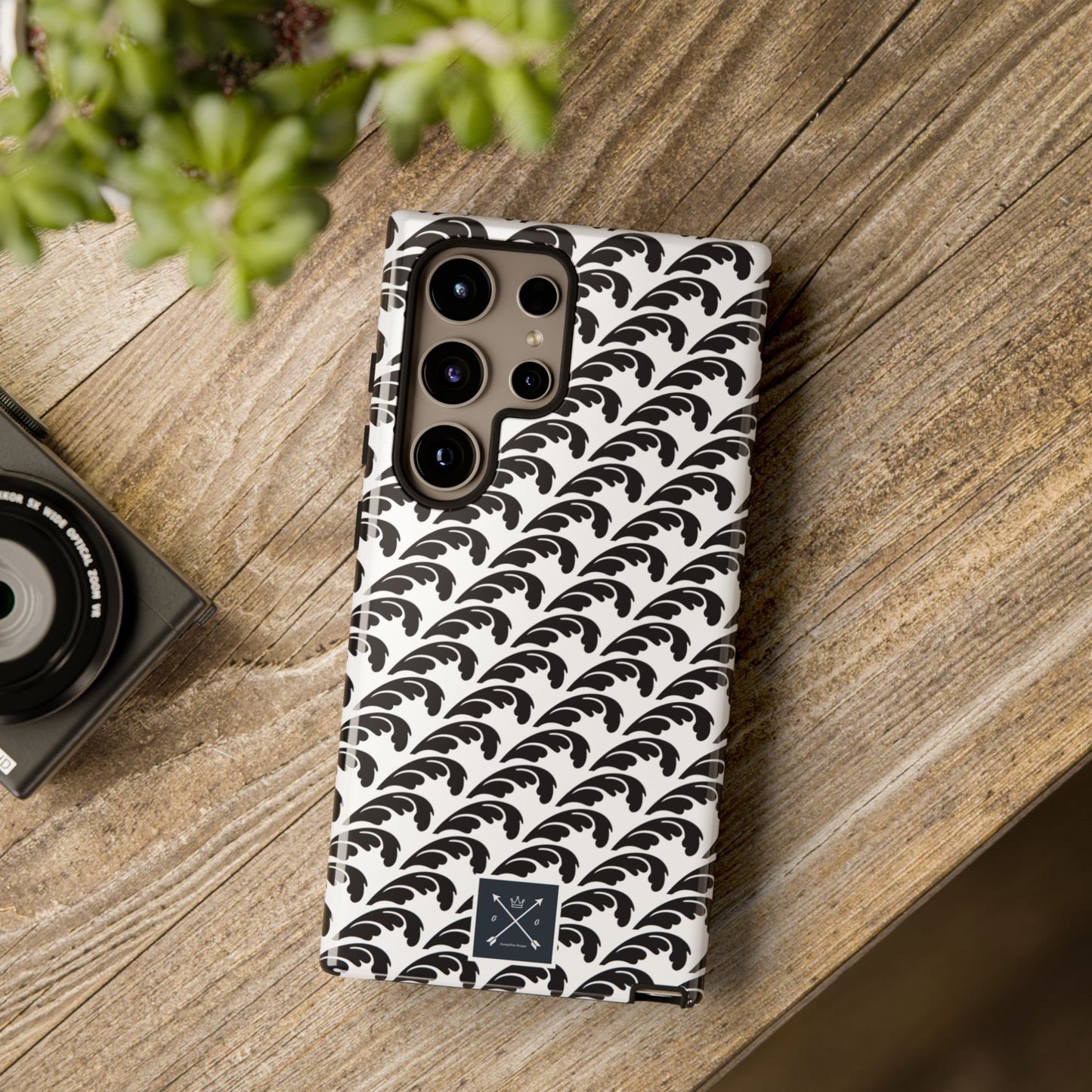Beautiful Beloved One Flourish (black/white) - Tough Phone Cases