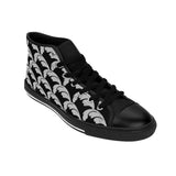 Women's Beautiful Beloved One (Silver and Black) -  High-top Sneakers