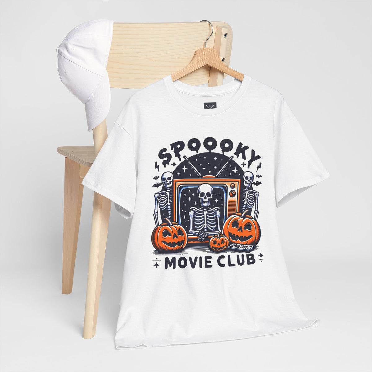 Spooky Movie Club -  Unisex Cotton Tee