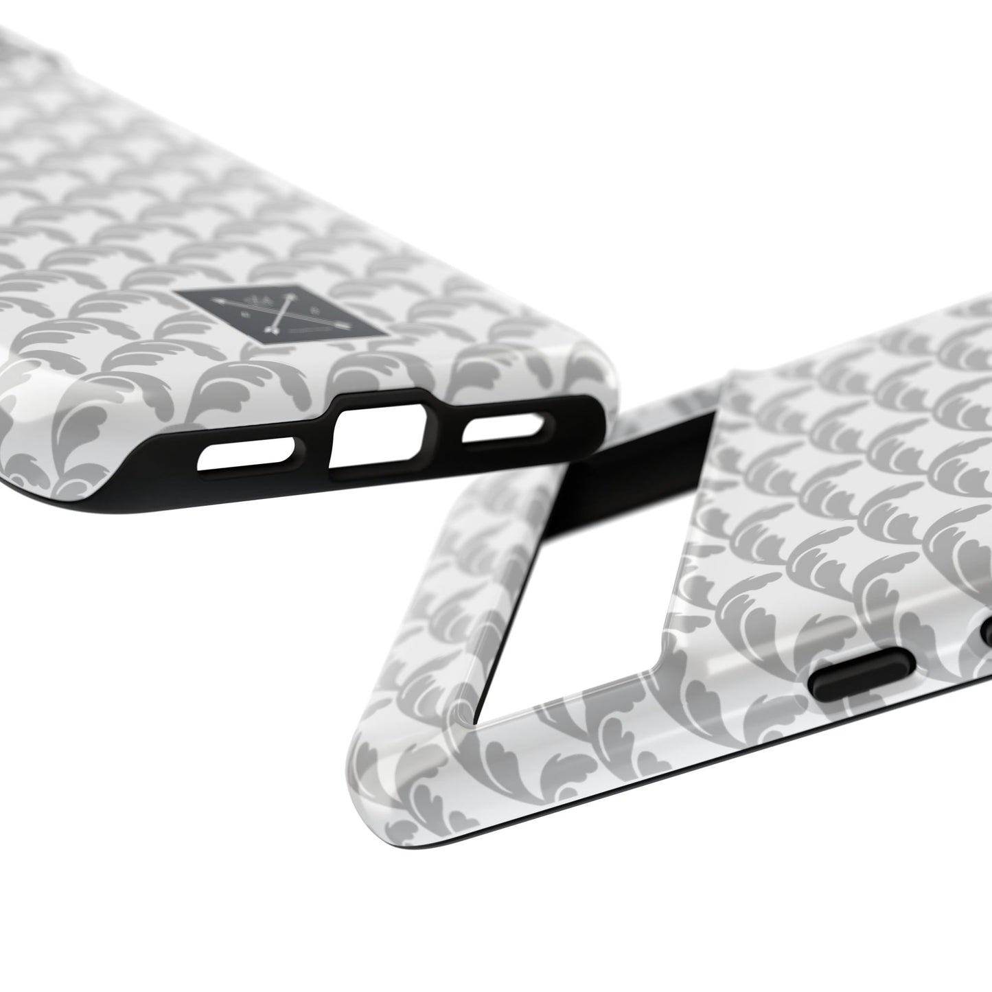 Beautiful Beloved Flourish (silver/white) - Tough Phone Cases