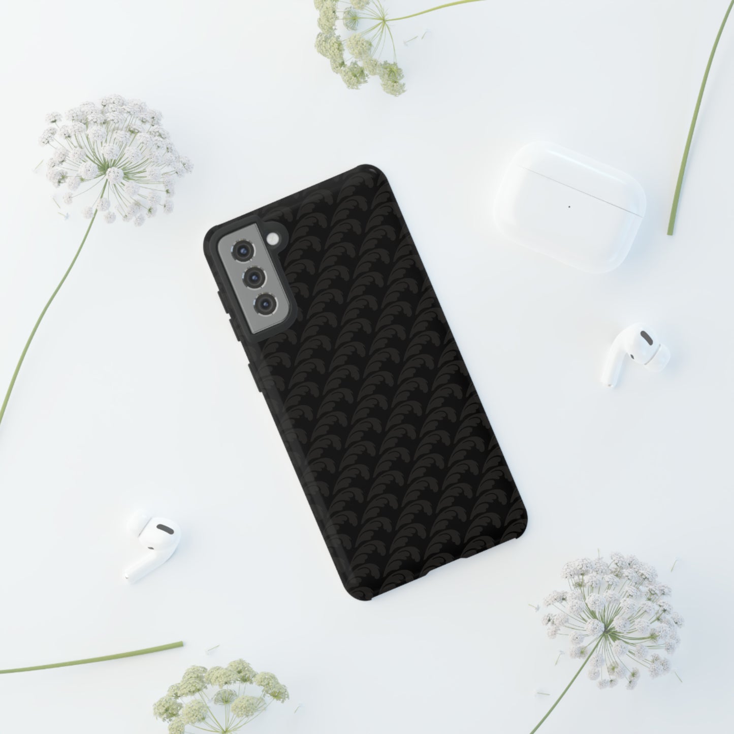 Beautiful Beloved One Flourish (black/black) - Tough Phone Cases