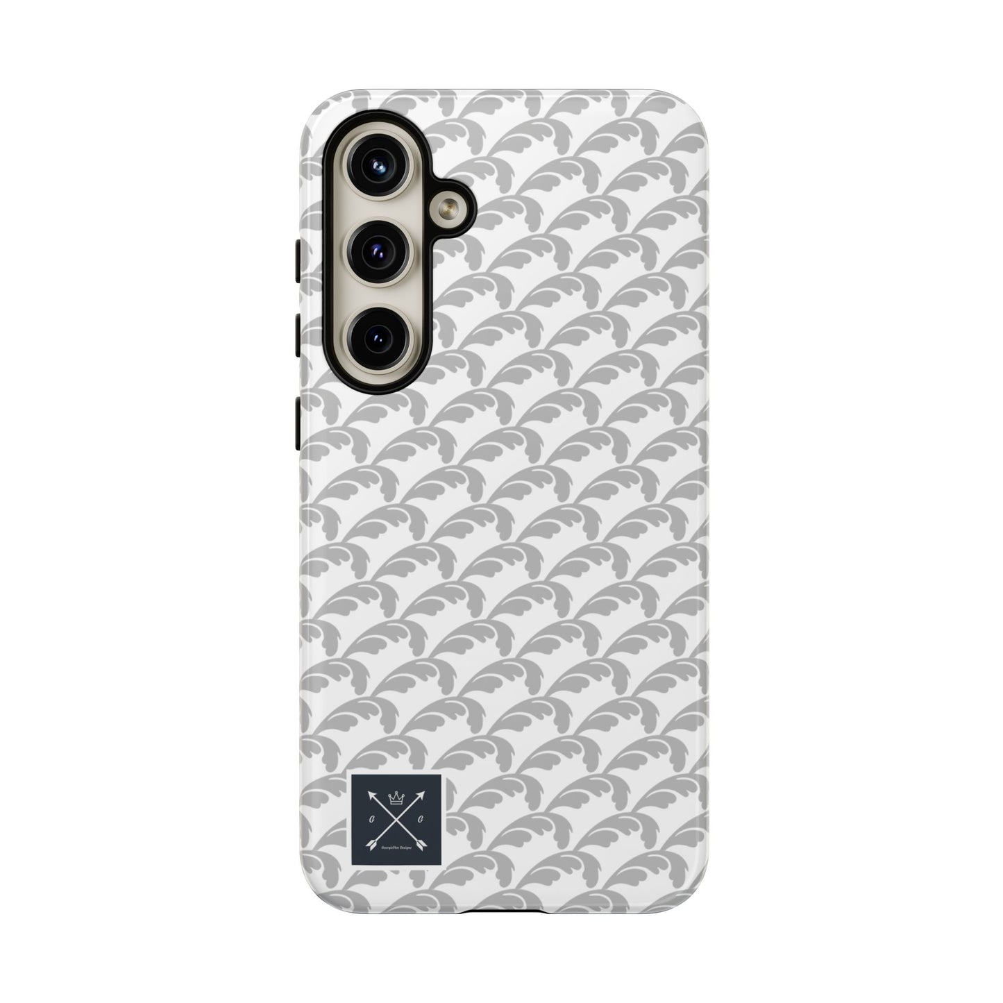 Beautiful Beloved Flourish (silver/white) - Tough Phone Cases