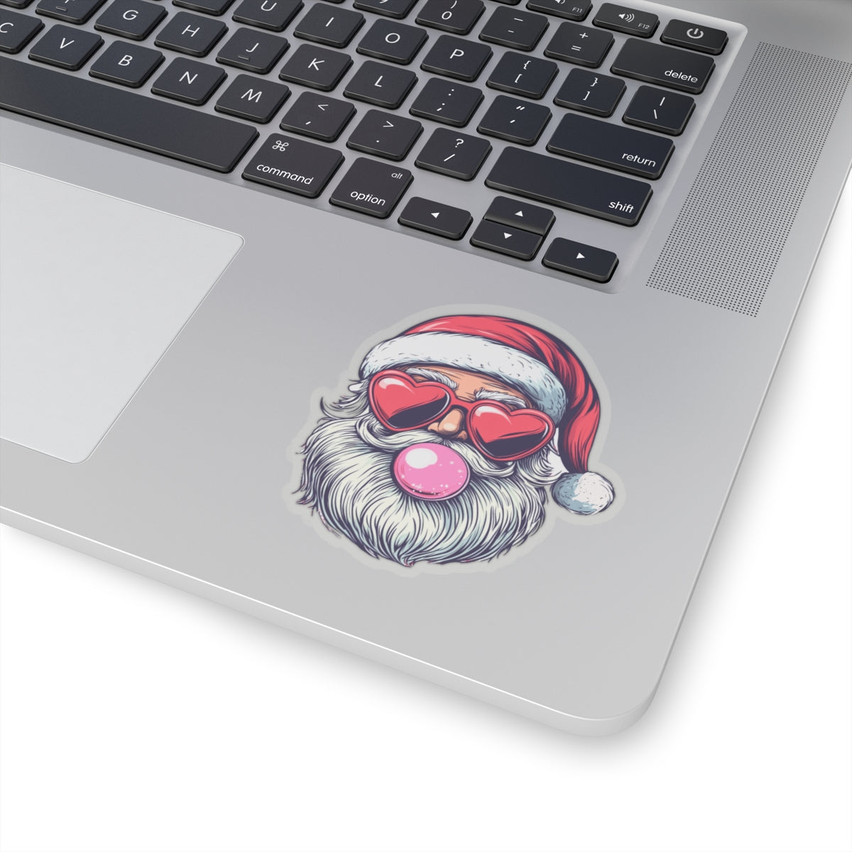 Christmas Stickers - Retro Bubblegum Santa