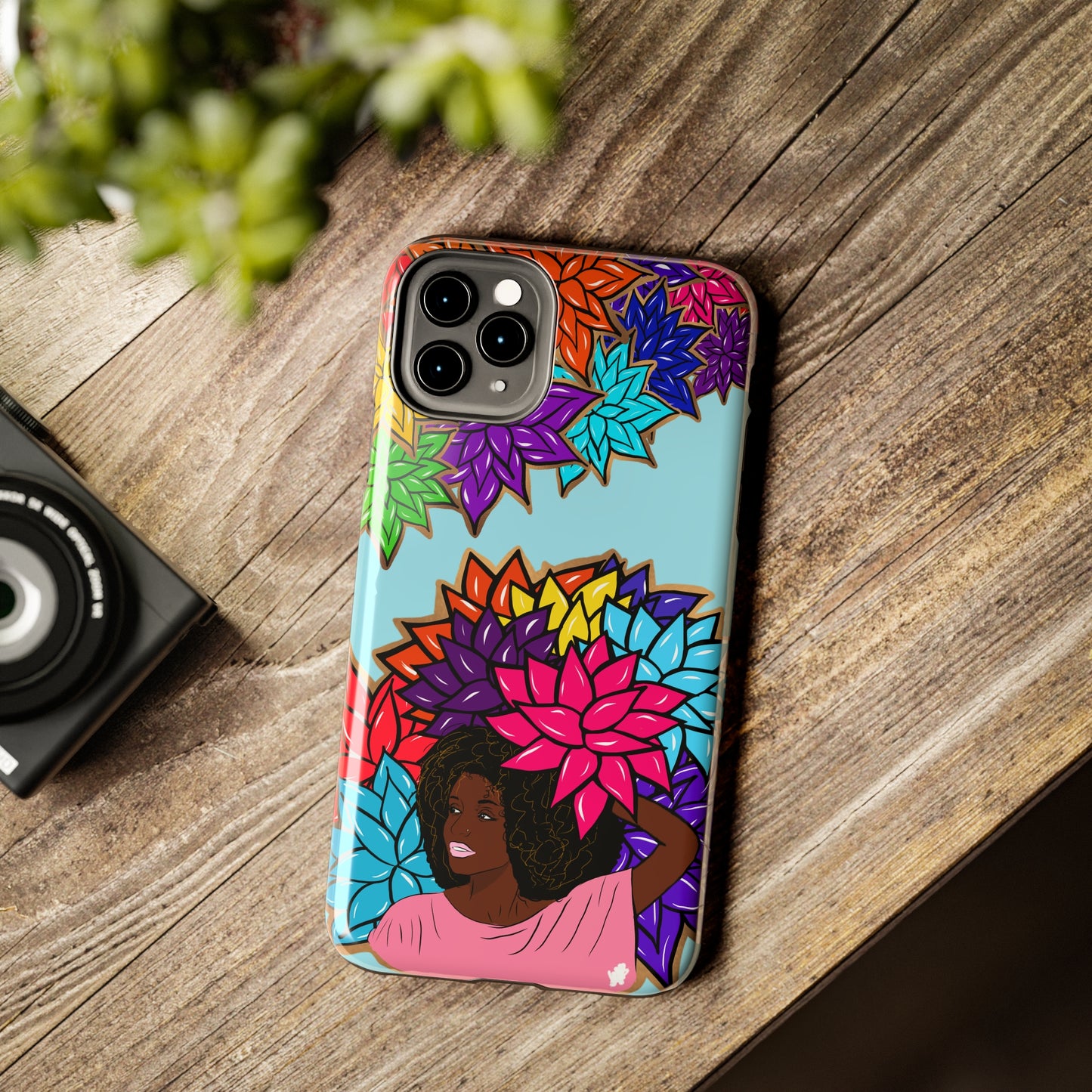 Beauty with Flowers - Tough Phone Cases