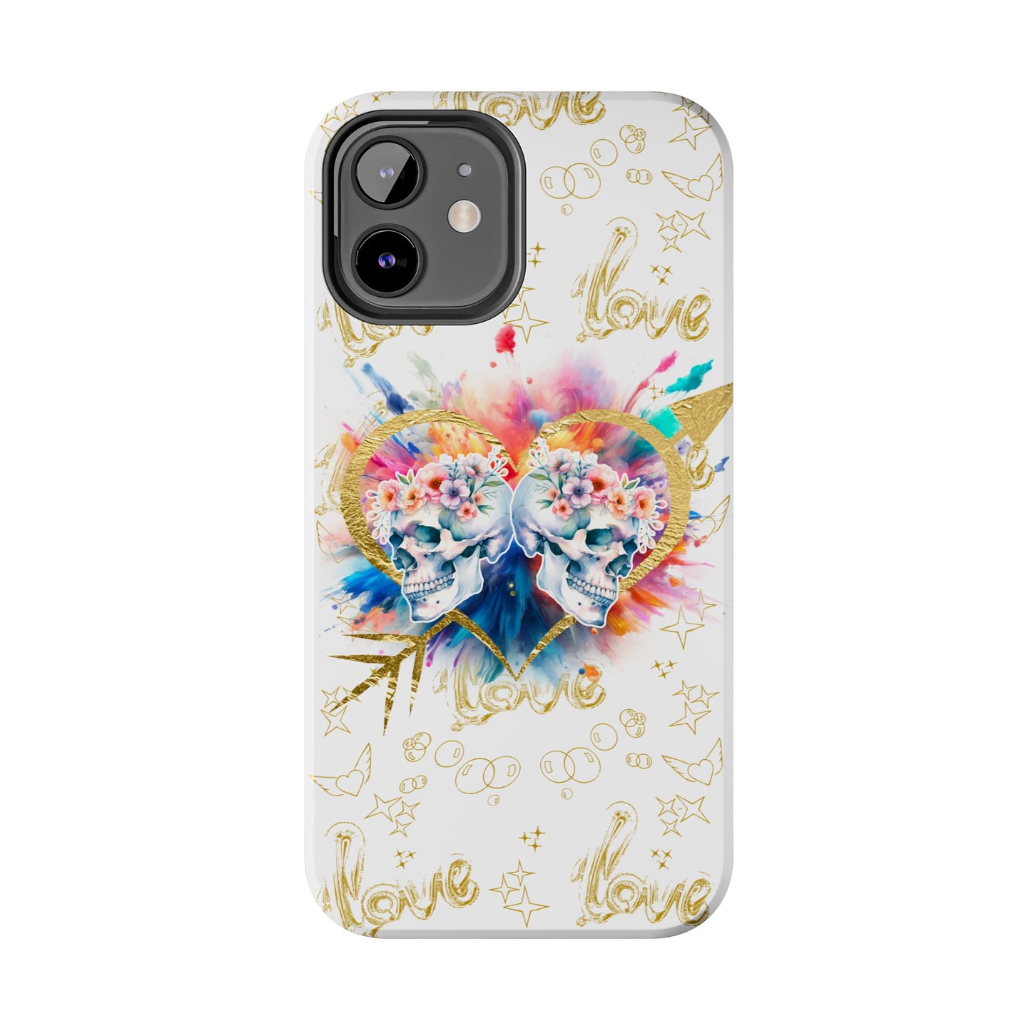 Love is Golden Watercolor - Tough Phone Cases