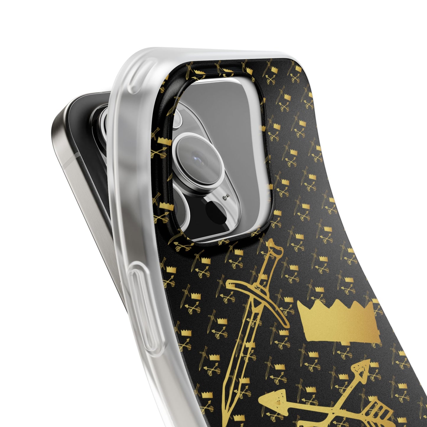 Gold and Bold Warrior - Flexi  Phone Cases