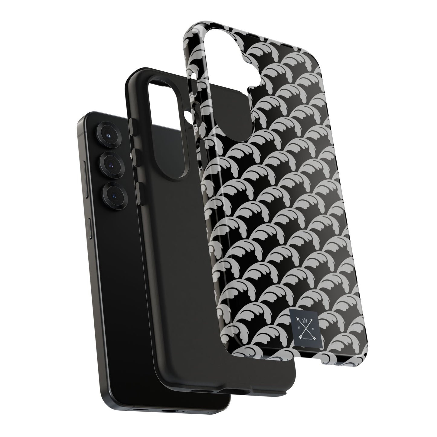 Beautiful Beloved One Flourish (silver/black) - Tough Phone Cases