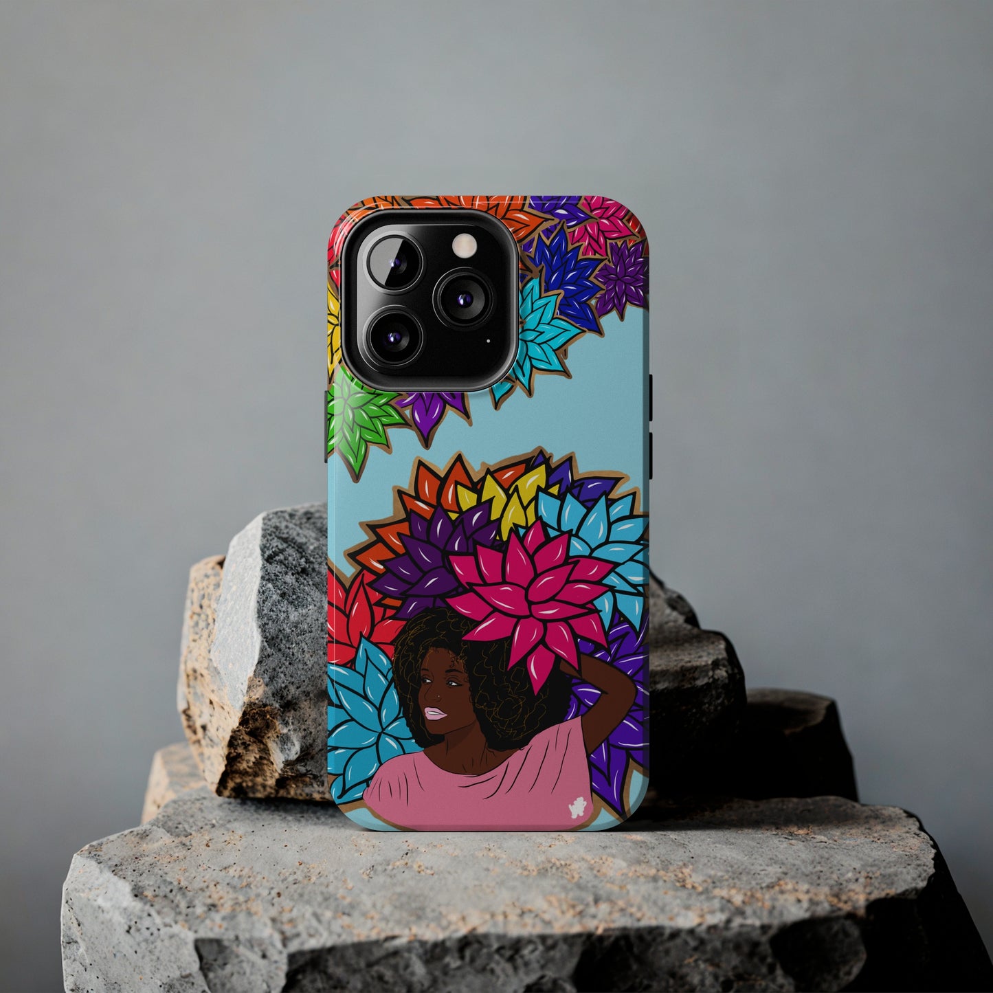 Beauty with Flowers - Tough Phone Cases