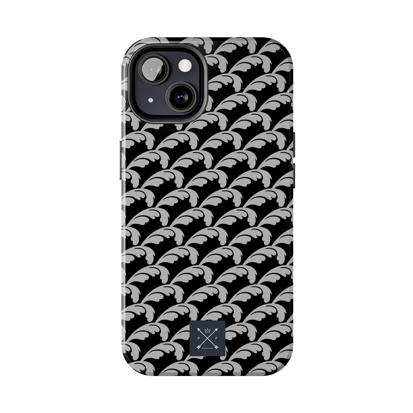 Beautiful Beloved One Flourish (silver/black) - Tough Phone Cases
