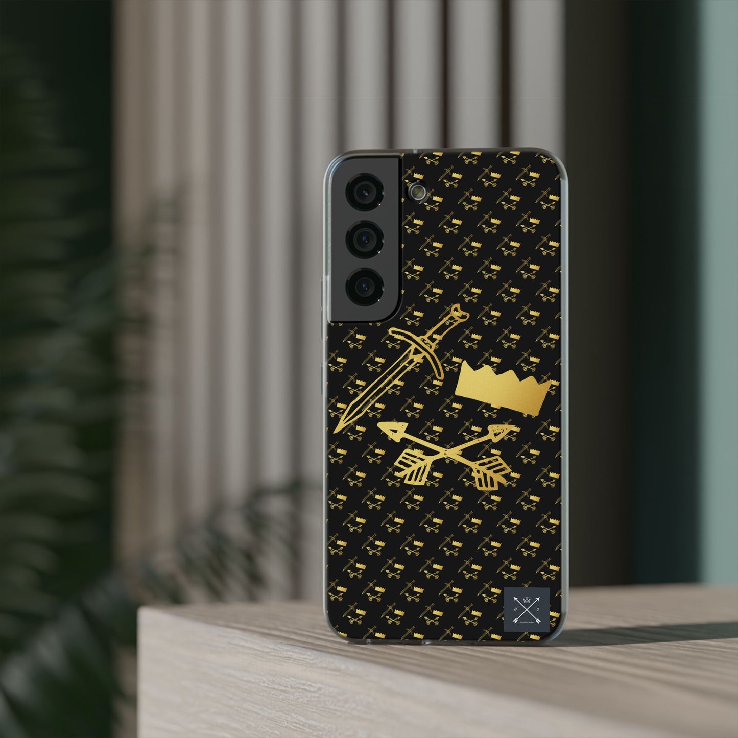 Gold and Bold Warrior - Flexi  Phone Cases