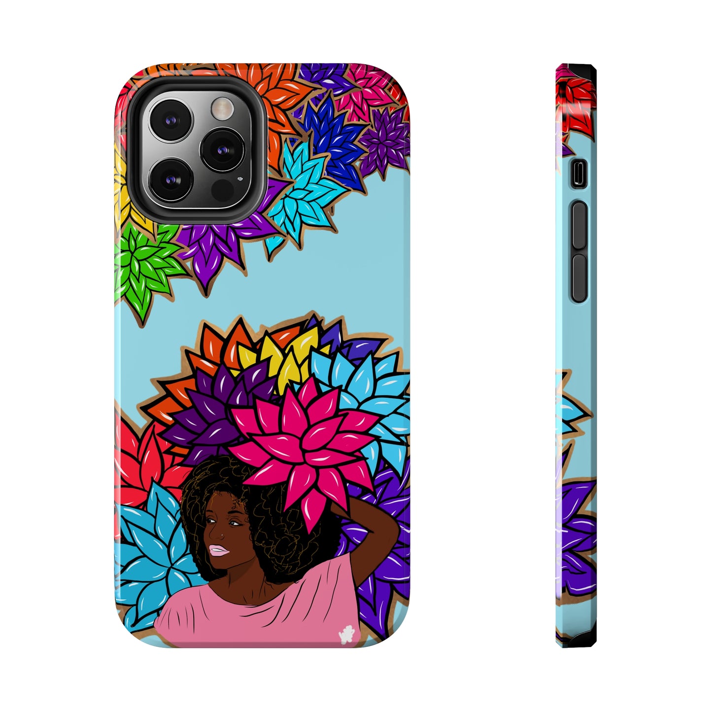 Beauty with Flowers - Tough Phone Cases