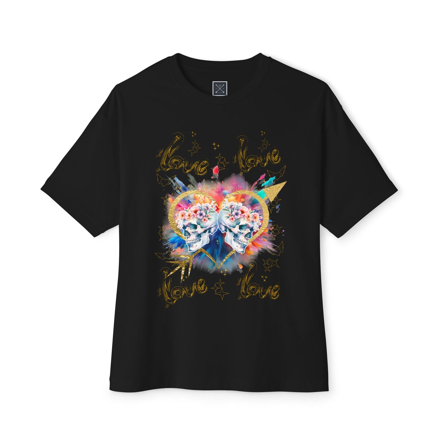 Love is Golden - Unisex Oversized Boxy Tee