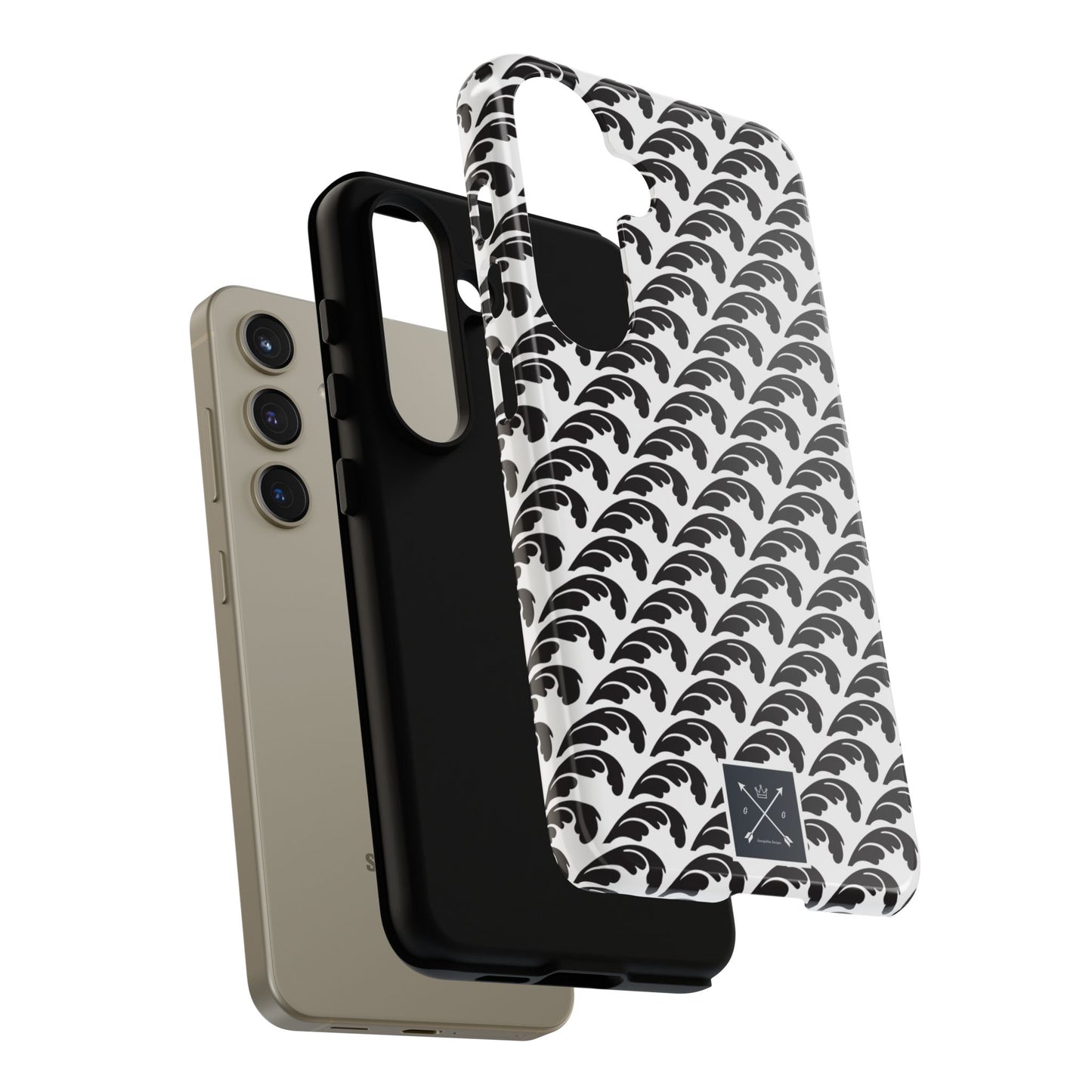 Beautiful Beloved One Flourish (black/white) - Tough Phone Cases