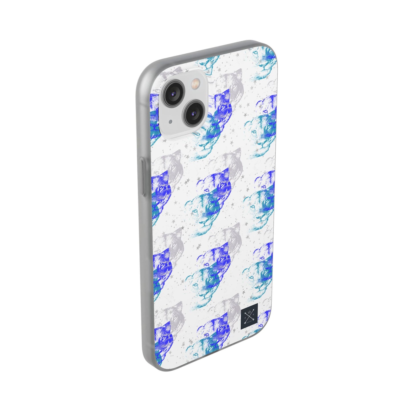 Lioness Arising (white/blue) - Flexi Phone Cases
