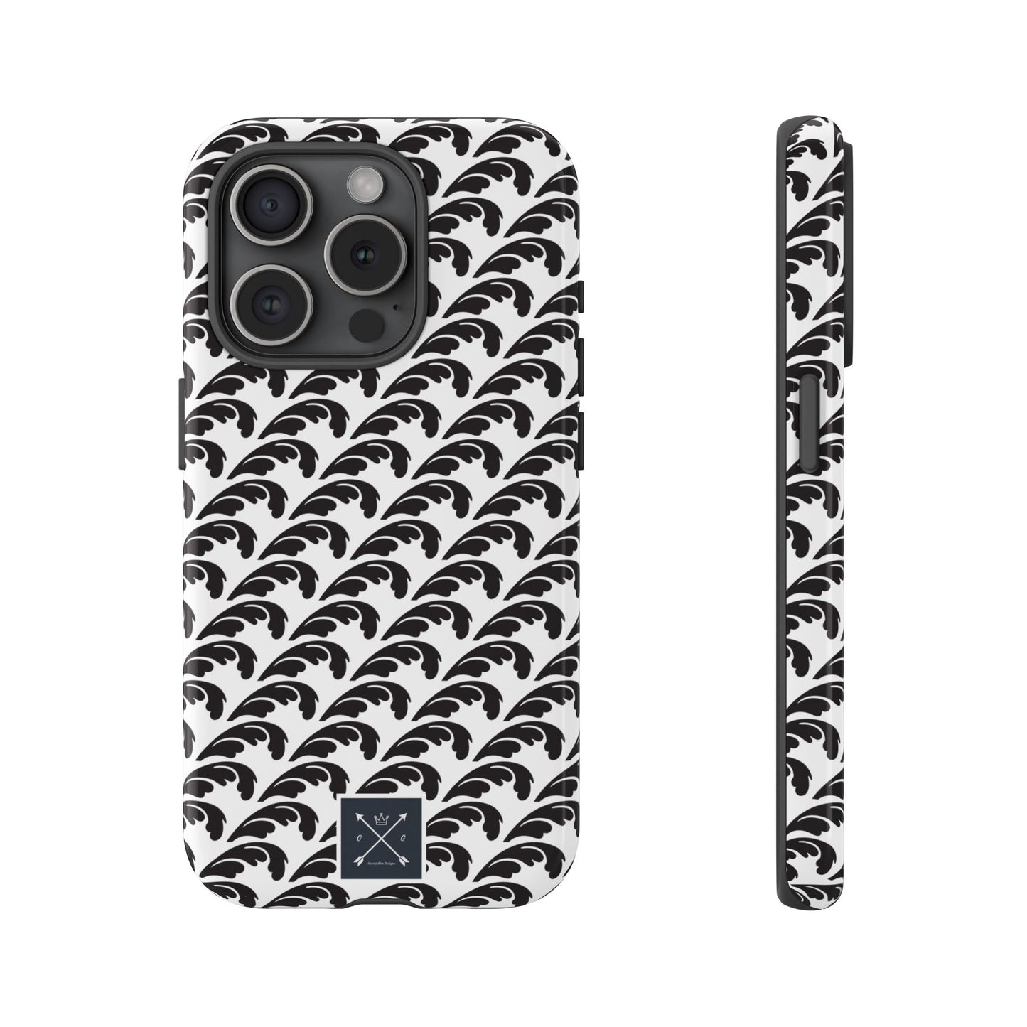 Beautiful Beloved One Flourish (black/white) - Tough Phone Cases
