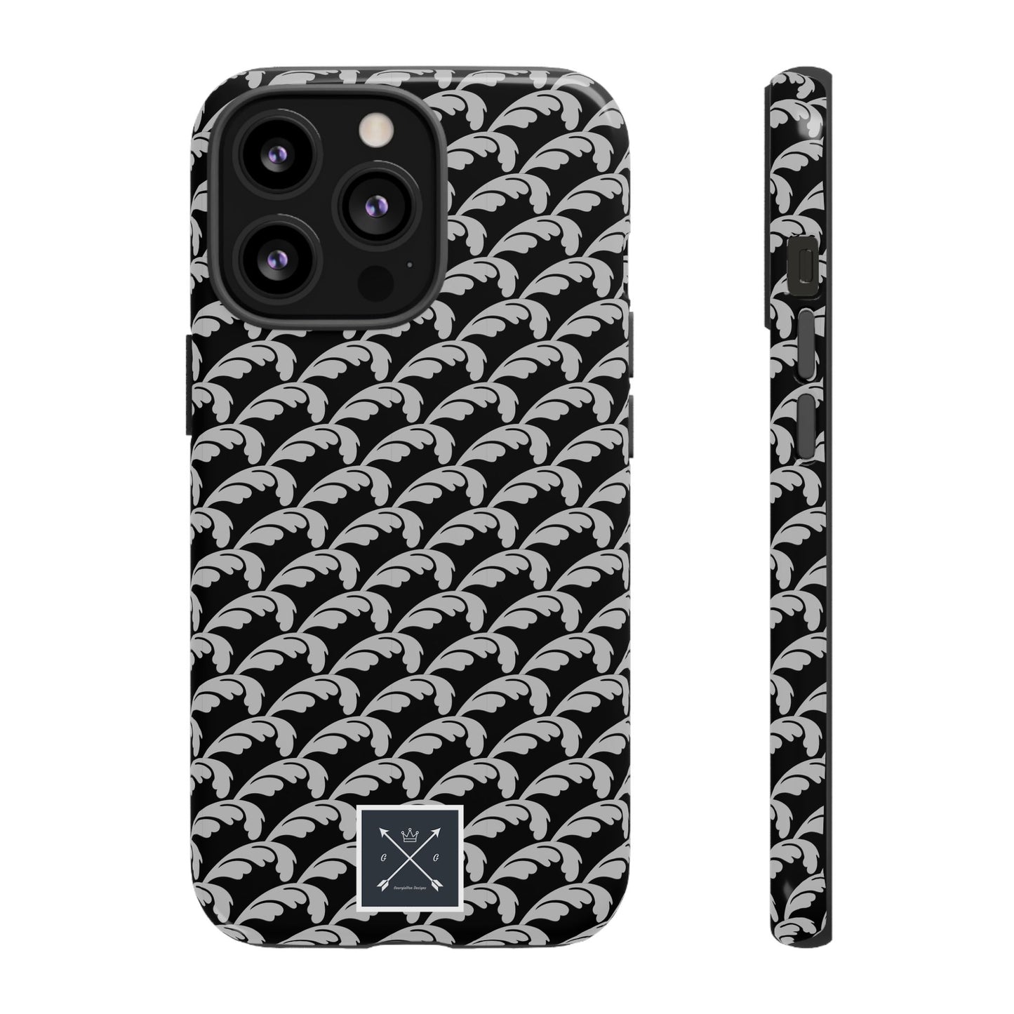 Beautiful Beloved One Flourish (black/silver) - Tough Phone Cases