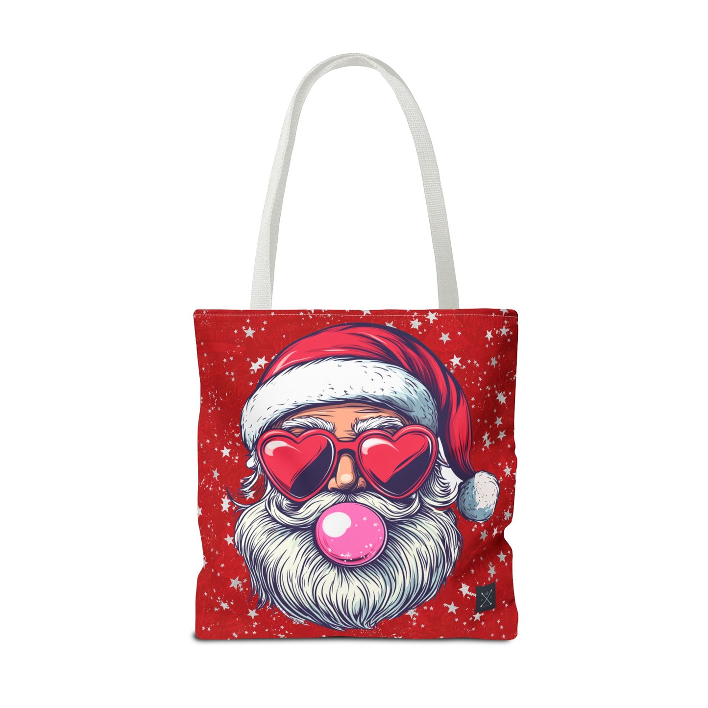 Retro Bubblegum Santa - Tote Bag (AOP)