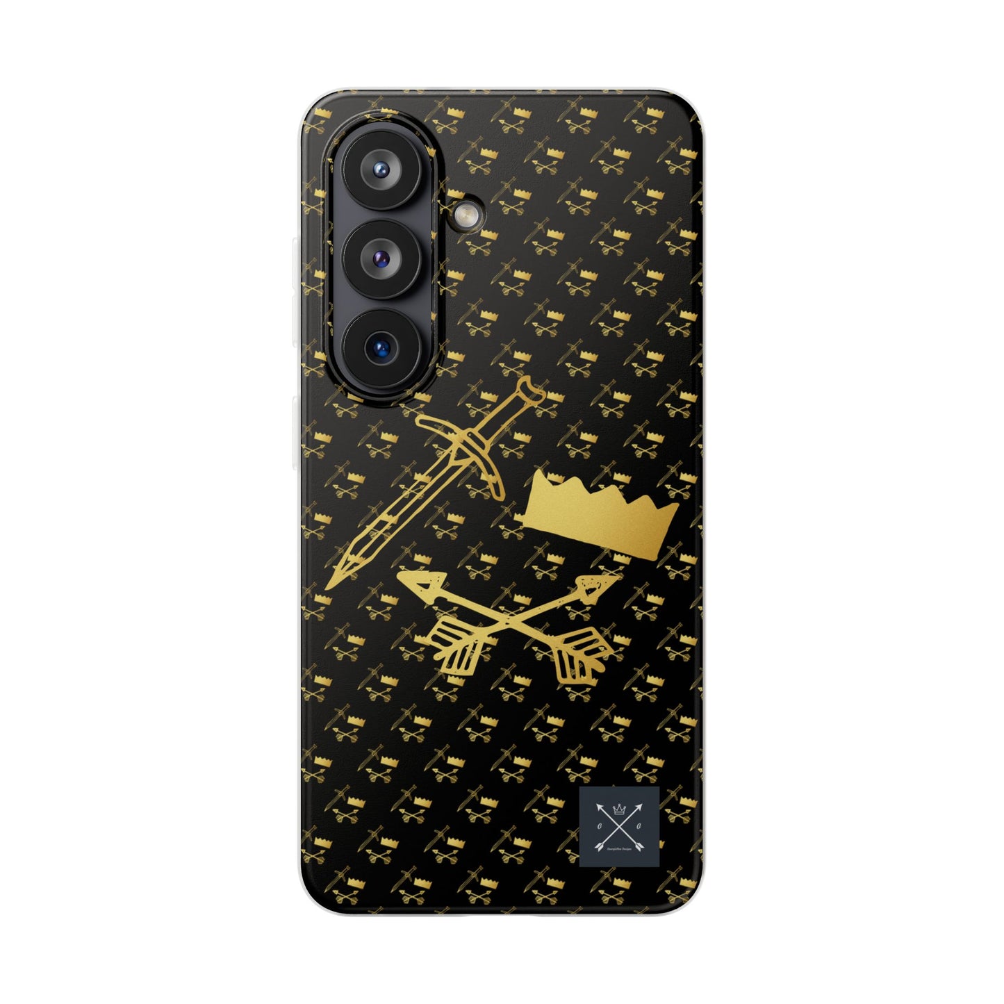 Gold and Bold Warrior - Flexi  Phone Cases