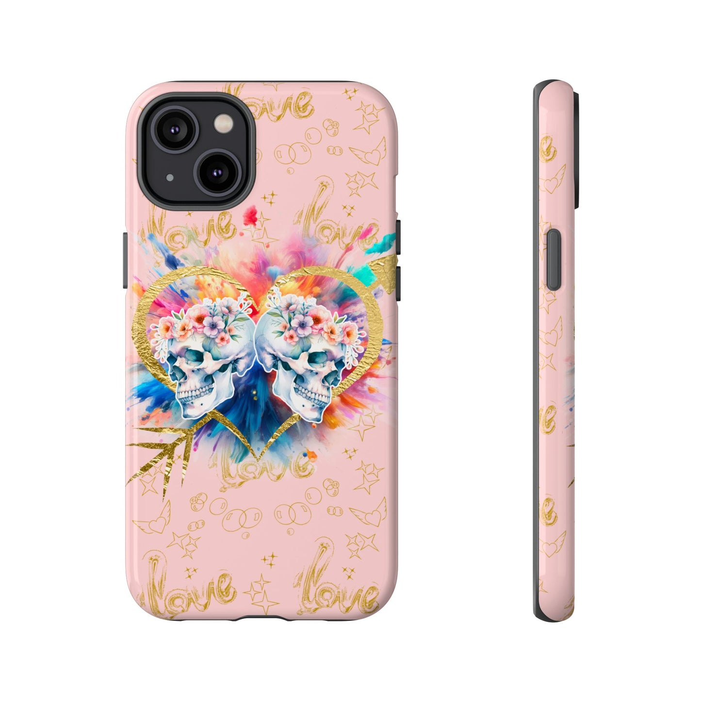 Love is Golden Watercolor (pink) - Tough Cases
