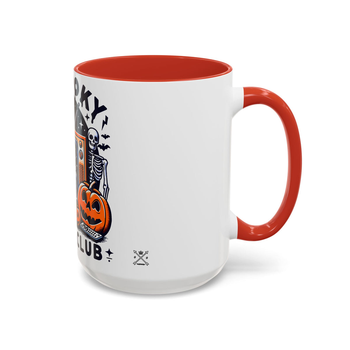 Spoooky Movie Club Skeletons - Color Accent Coffee Mug