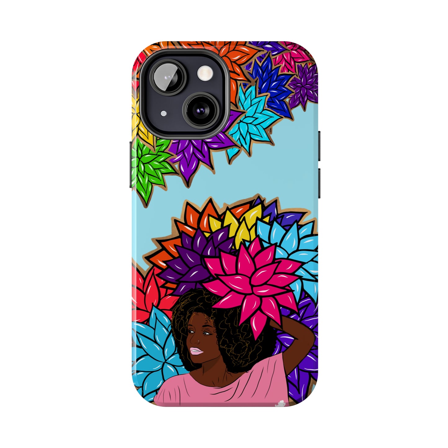 Beauty with Flowers - Tough Phone Cases